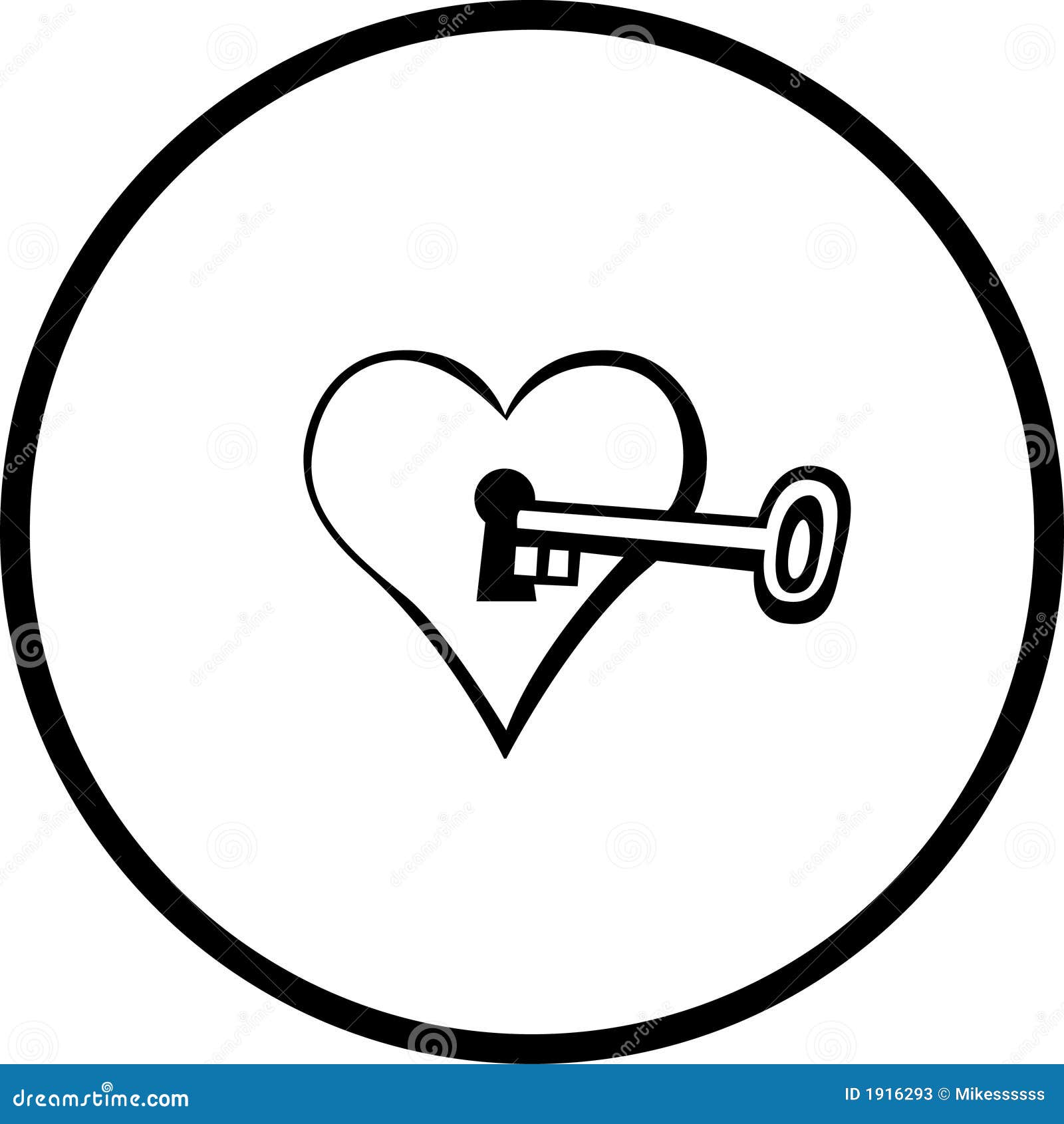 Ilustração Vetorial De Um Coração Com Um Buraco De Fechadura E Uma Chave  Ilustração do Vetor - Ilustração de destrave, amor: 1916293, image size:1600x1690