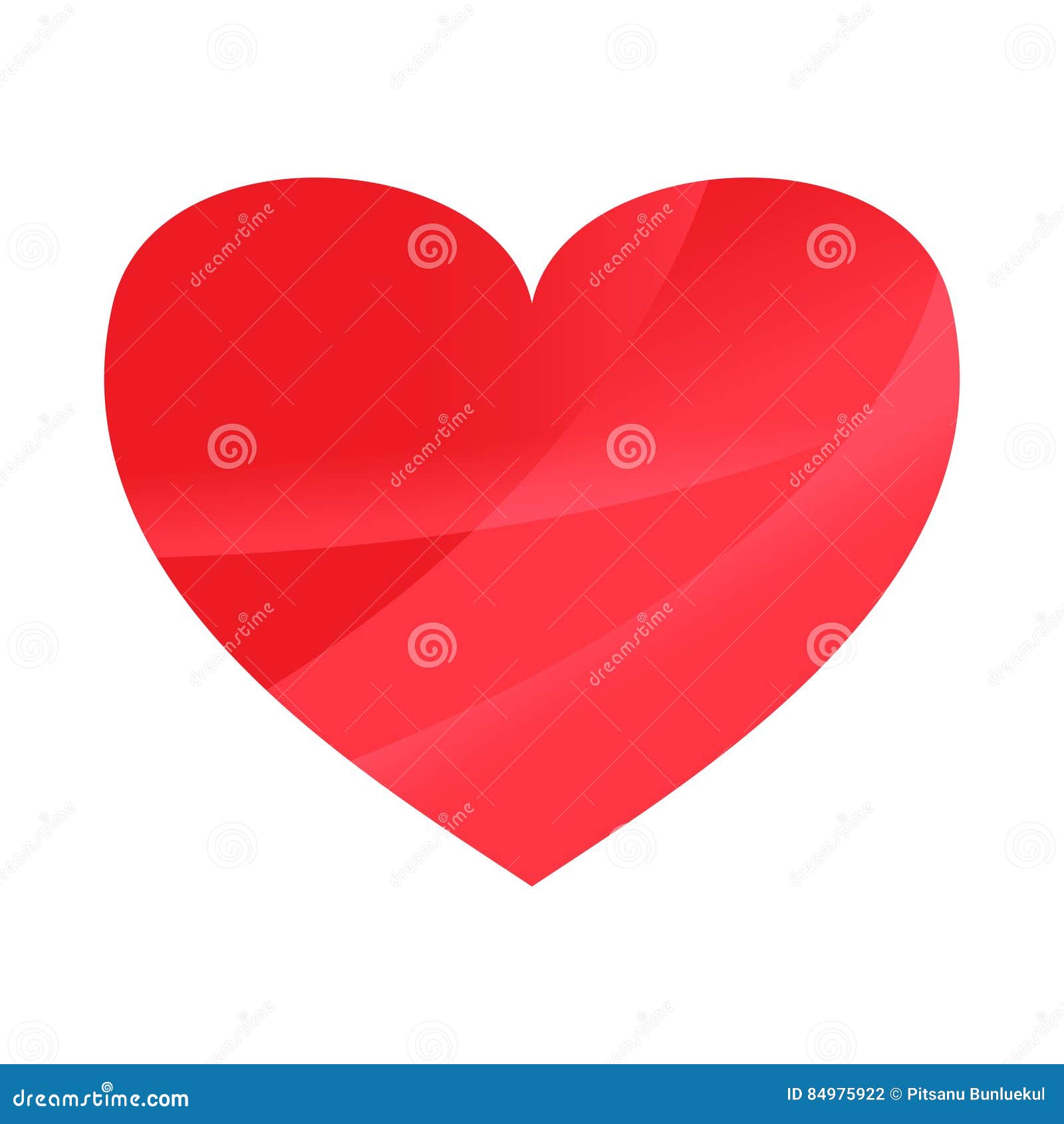Coração Vermelho Abstrato No Fundo Branco Do Papel De Parede