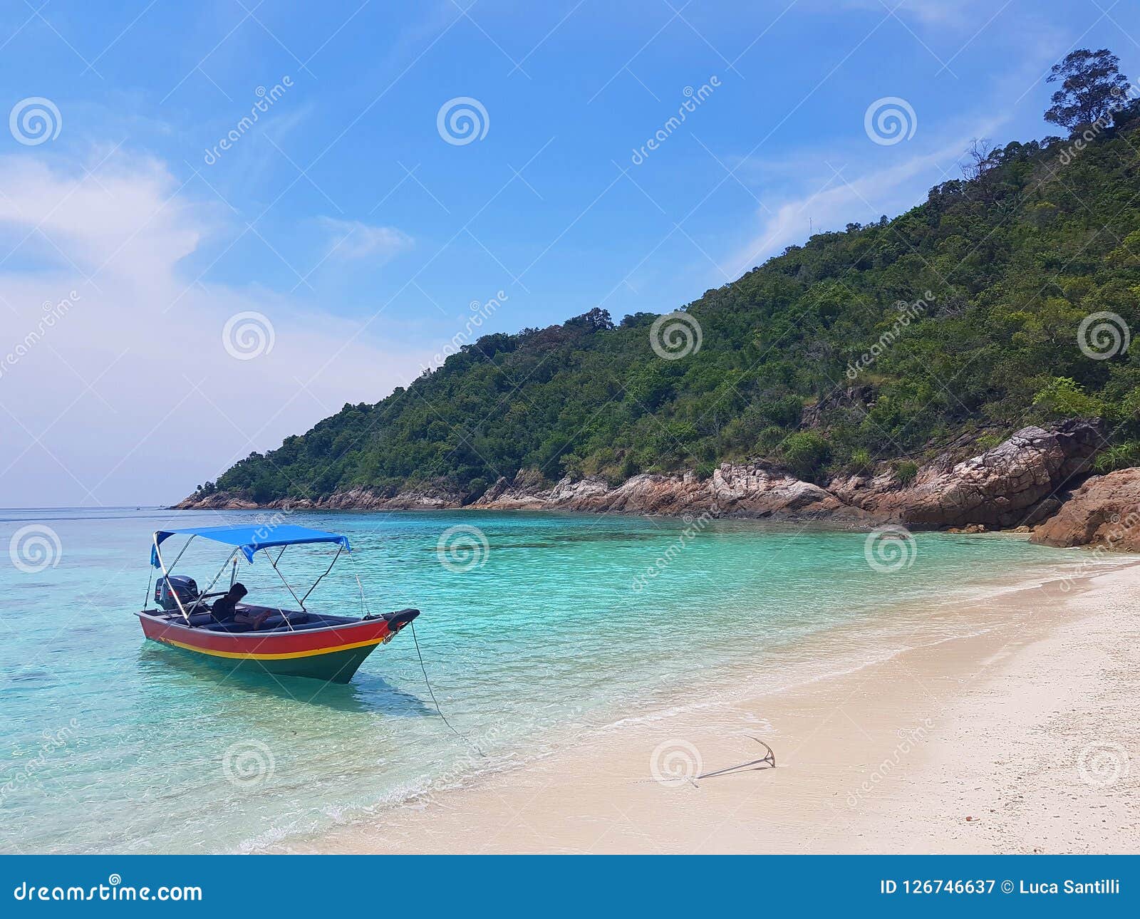 coral bay beach, perhentian kecil island, malaysia.