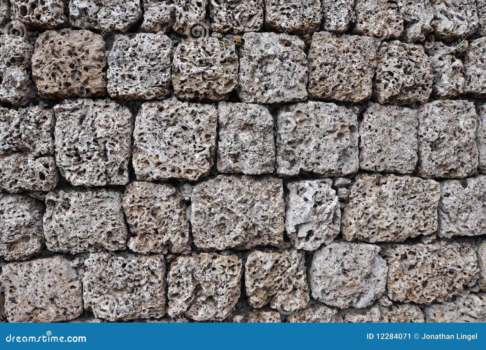 Coral block wall stock image. Image of wall, brick, backdrop 12284071