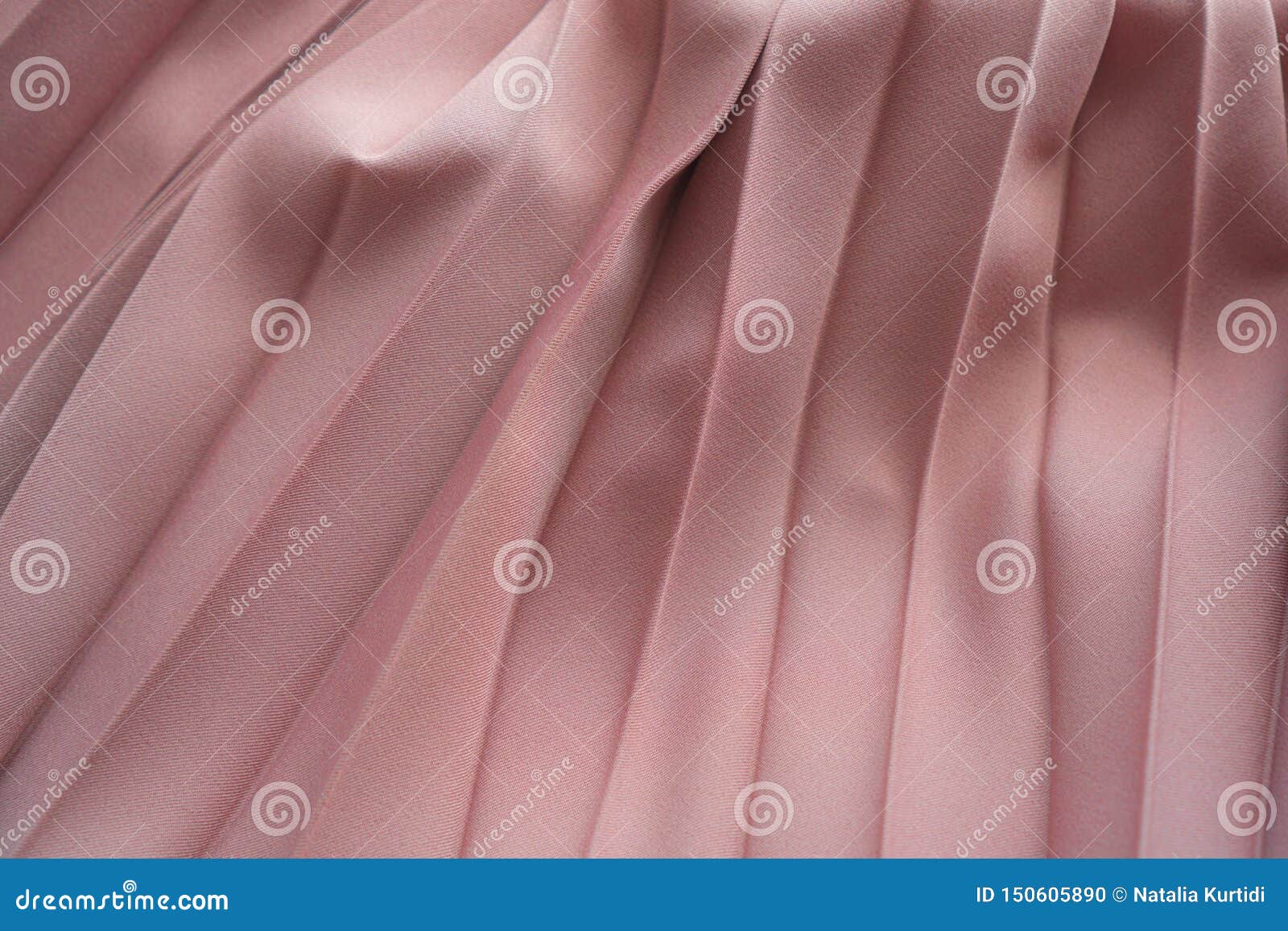 Coral Silk or Satin Fabric Folded Background. Luxurious Fabric Cloth ...