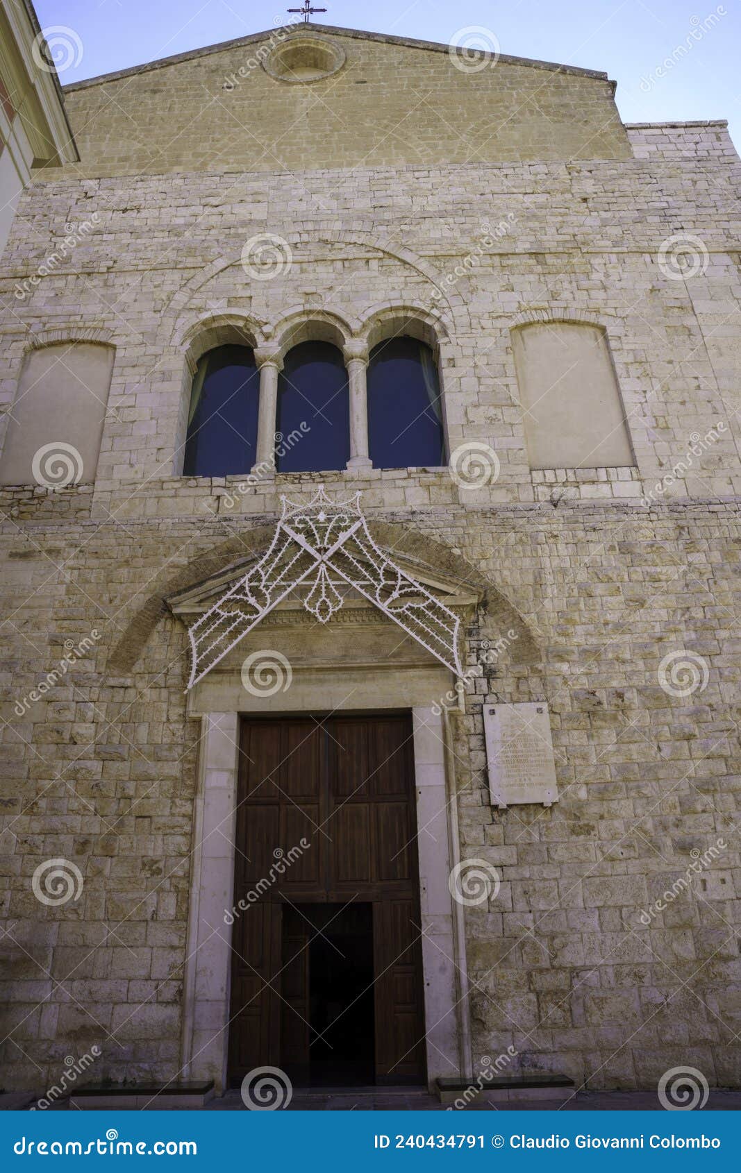 Corato, Apulia, Italy: Historic Church Stock Image - Image of ...