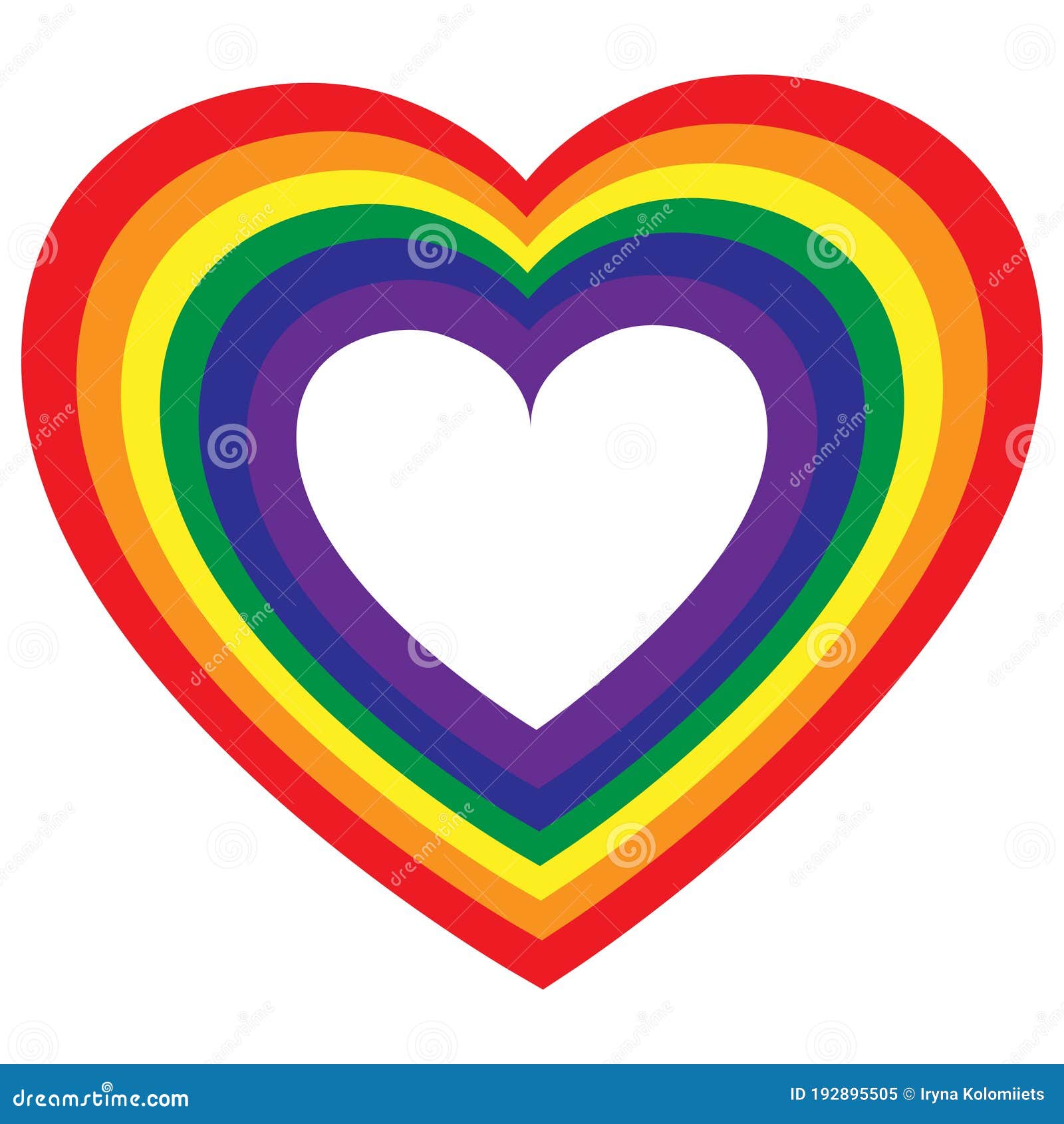 circulos de colores bandera gay y lesbianas Stock Vector