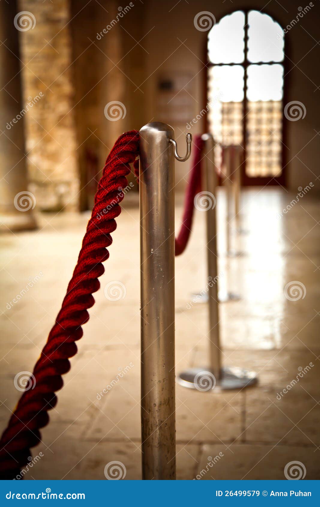 Corda Di Sicurezza Per Barriere - 1,2m, Rosso E Dorato, Per Controllo Folla In Hotel Ed Eventi! - Foto 2