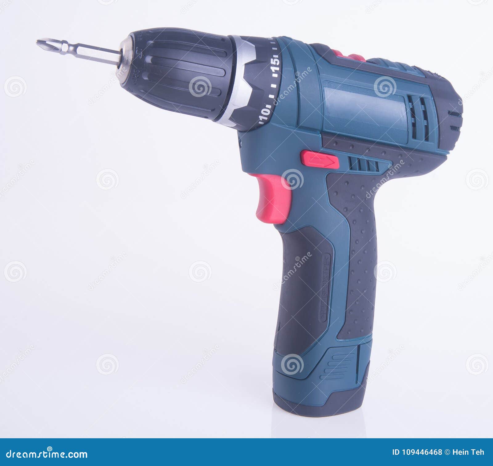 Cordless Drill. Cordless Drill on a Background. Stock Photo - Image of ...