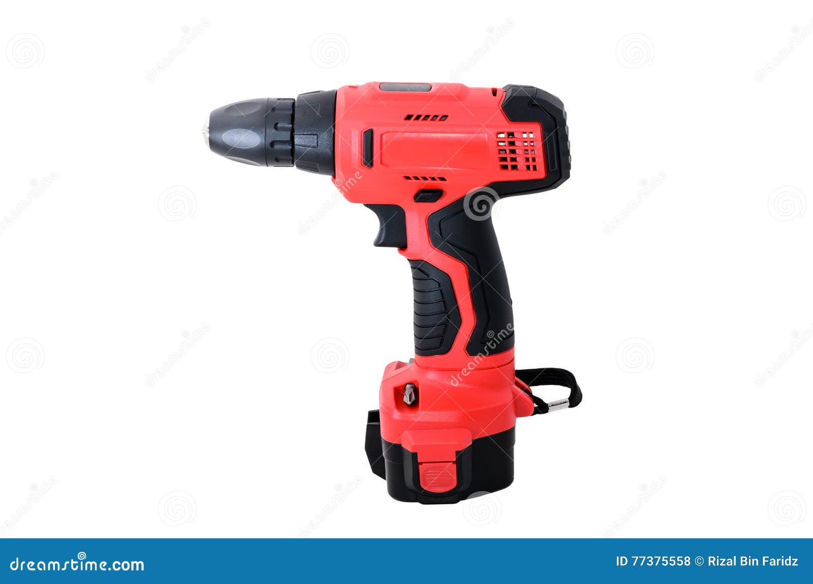 Cordless drill machine stock photo. Image of improvement - 77375558