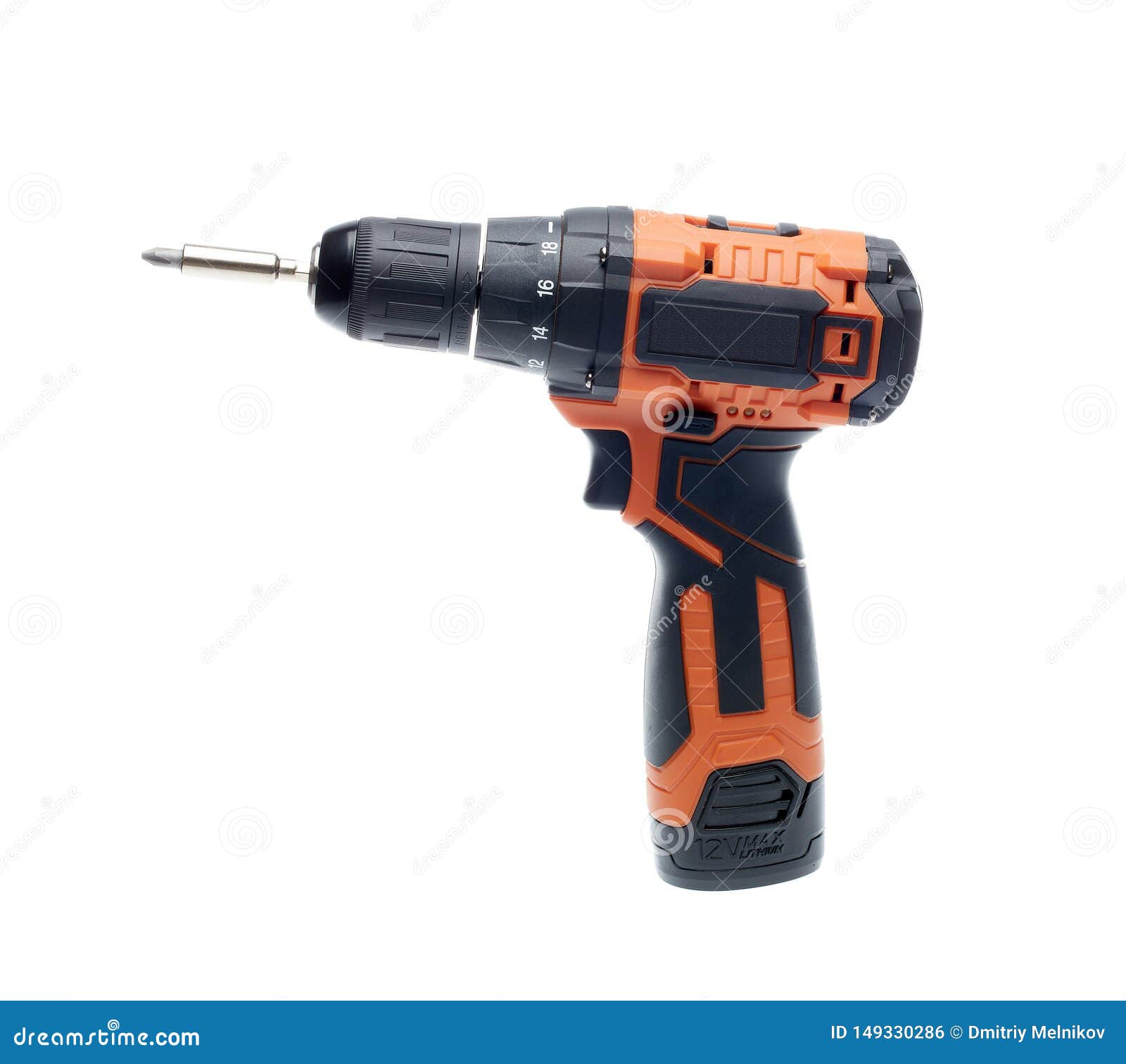 Cordless drill gun stock photo. Image of hardware, install - 149330286