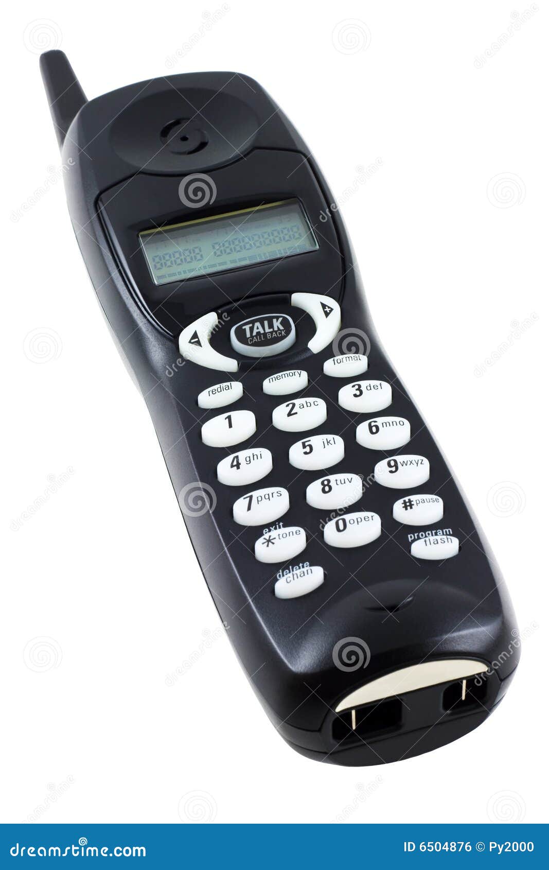 Cordless Phone stock photo. Image of button, antenna, path 6504876