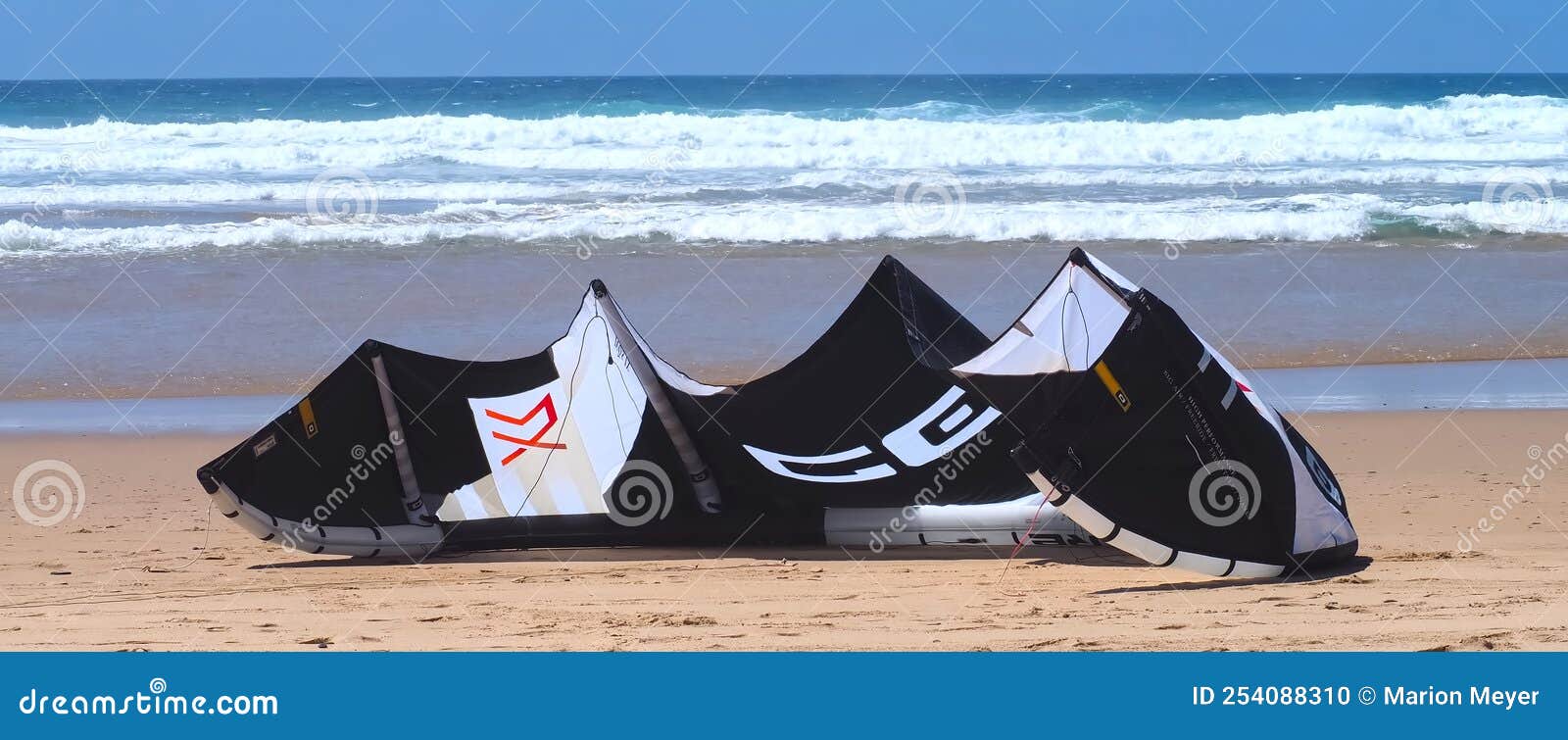 Core Kite Surfing Umbrella 11 at the Beach Editorial Image Image of