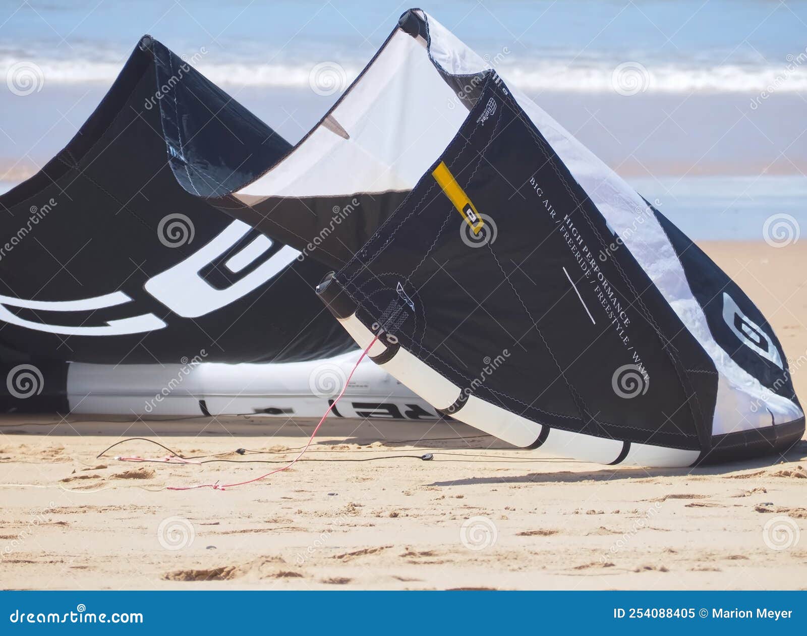 Core Kite Surfing Umbrella 11 at the Beach Editorial Image Image of