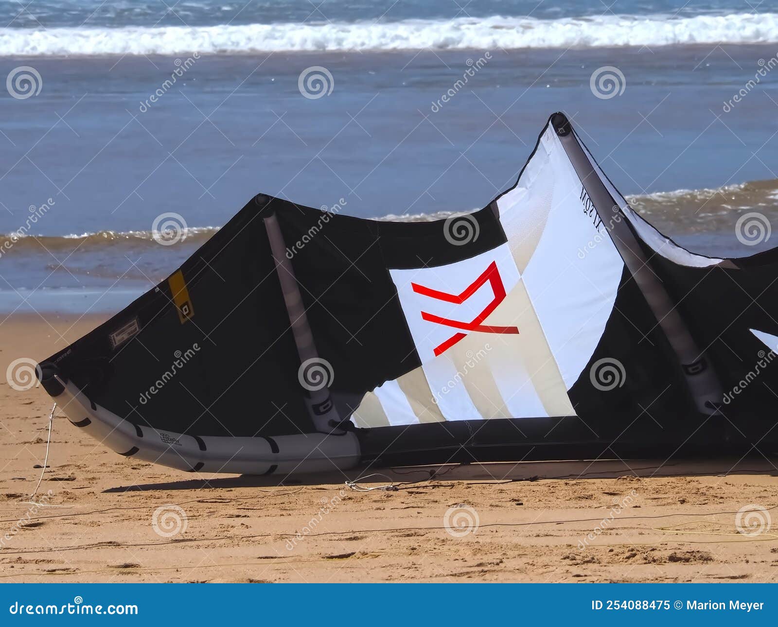 Core Kite Surfing Umbrella 11 at the Beach Editorial Image Image of