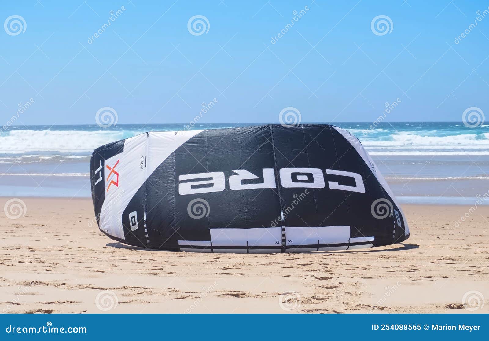 Core Kite Surfing Umbrella 11 at the Beach Editorial Image Image of