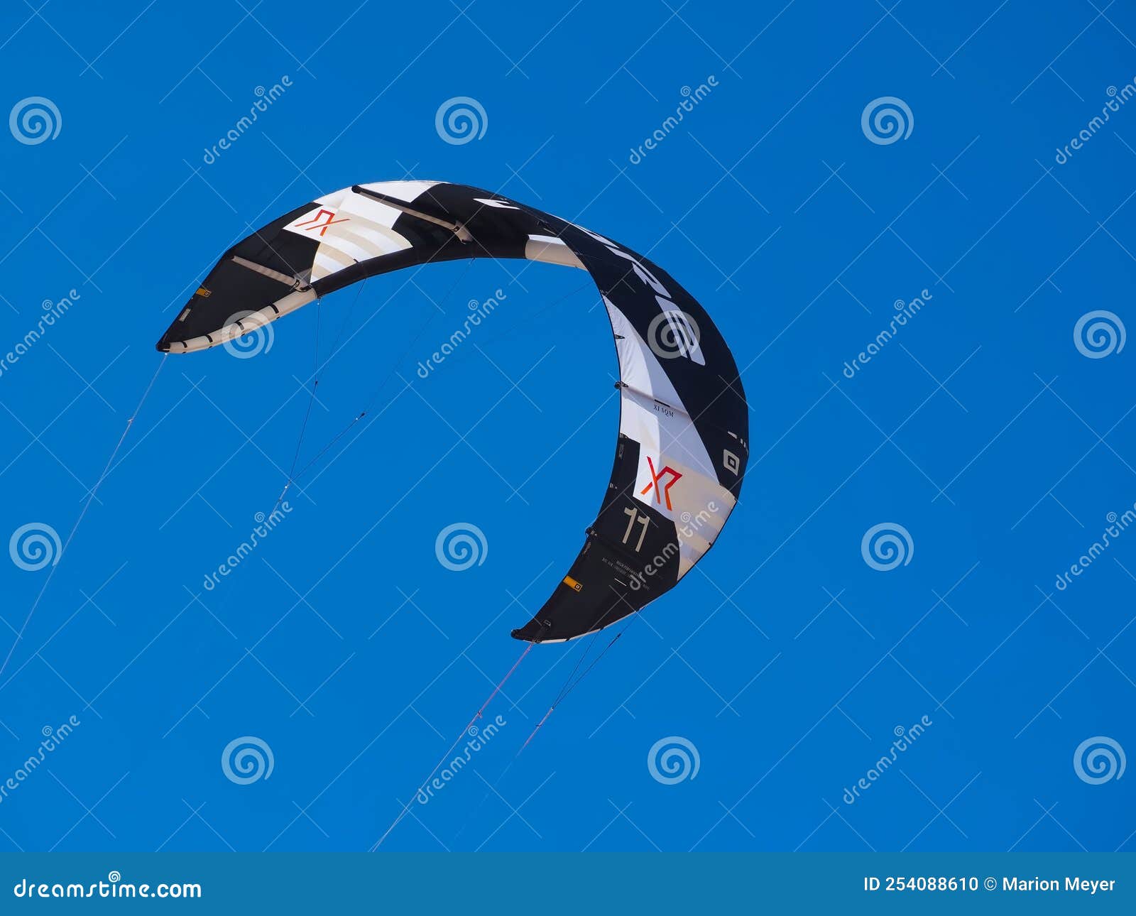 Core Kite Surfing Umbrella at the Blue Sky Editorial Image Image of