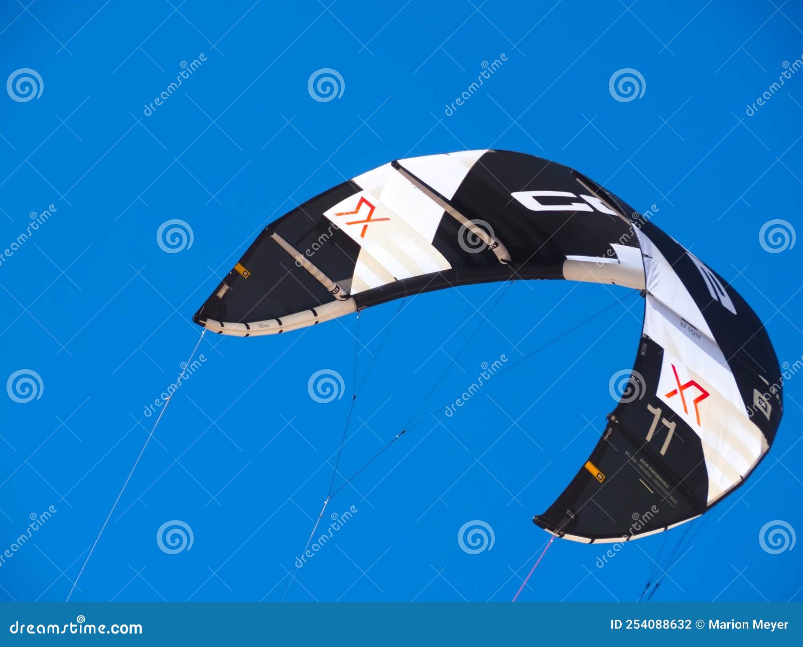Core Kite Surfing Umbrella at the Blue Sky Editorial Photography