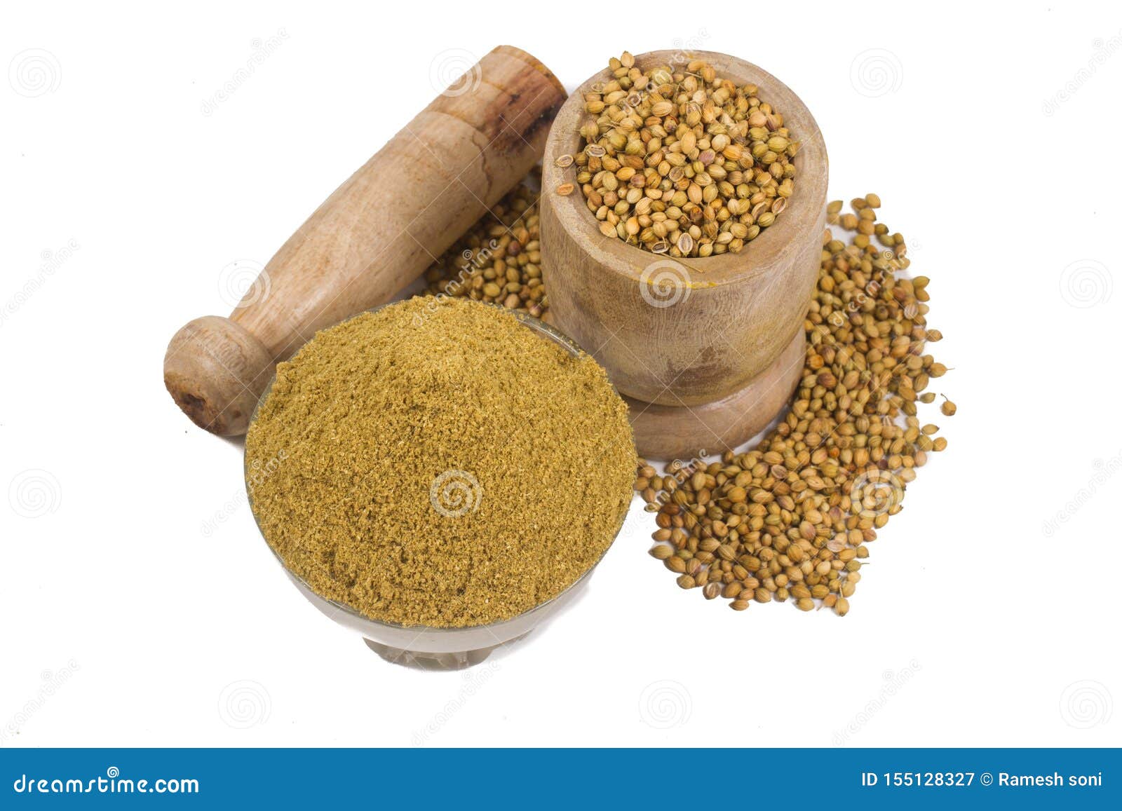 Coriander Powder with Seeds Stock Image Image of ingredient, healthy