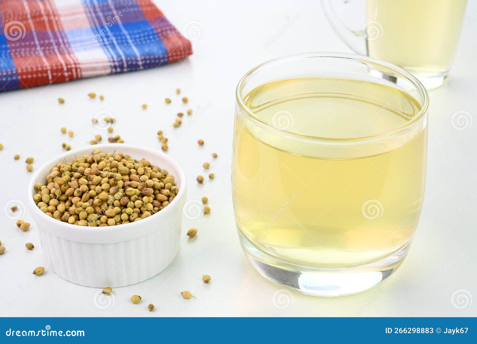 Coriander seed water stock image. Image of isolated 266298883