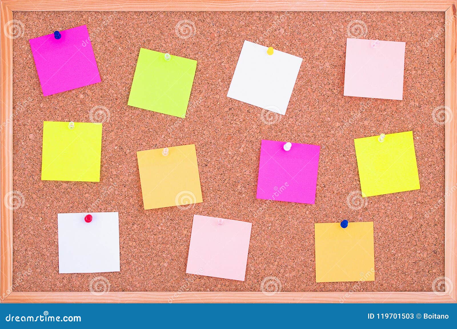 different post it notes