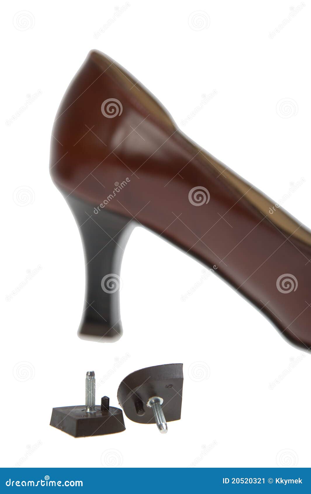 Cork heel lifts stock image. Image of lifts, high, heel 20520321