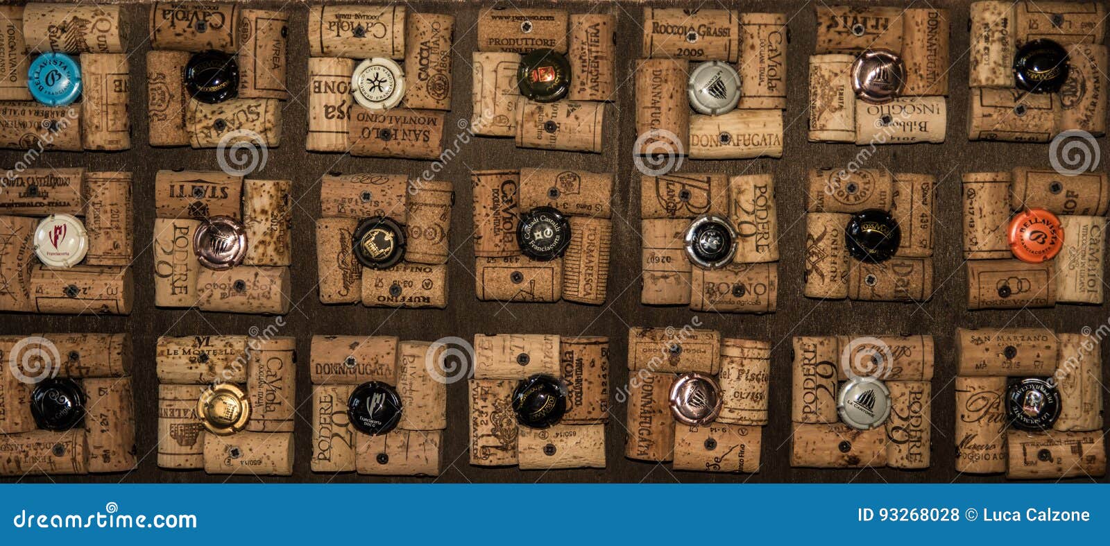 Cork Pattern with Bottle Cap Editorial Stock Photo Image of bottle