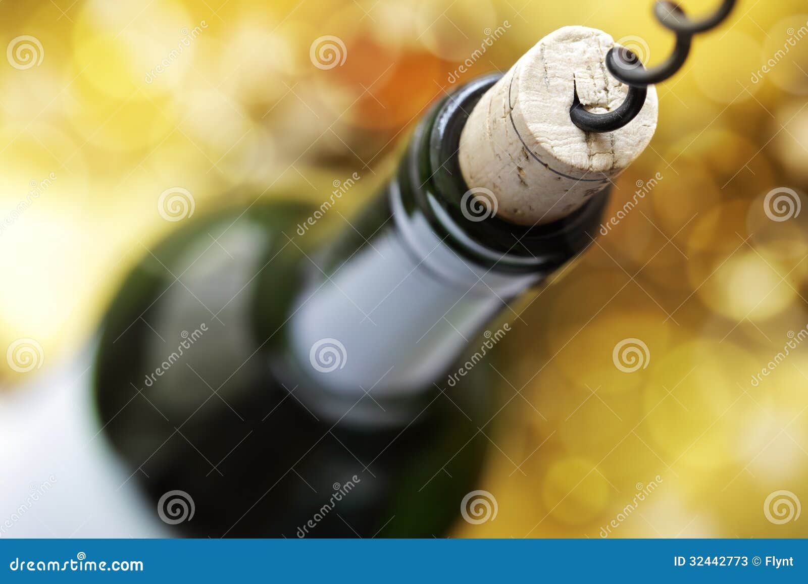 Cork and wine bottle stock image. Image of drink, party 32442773