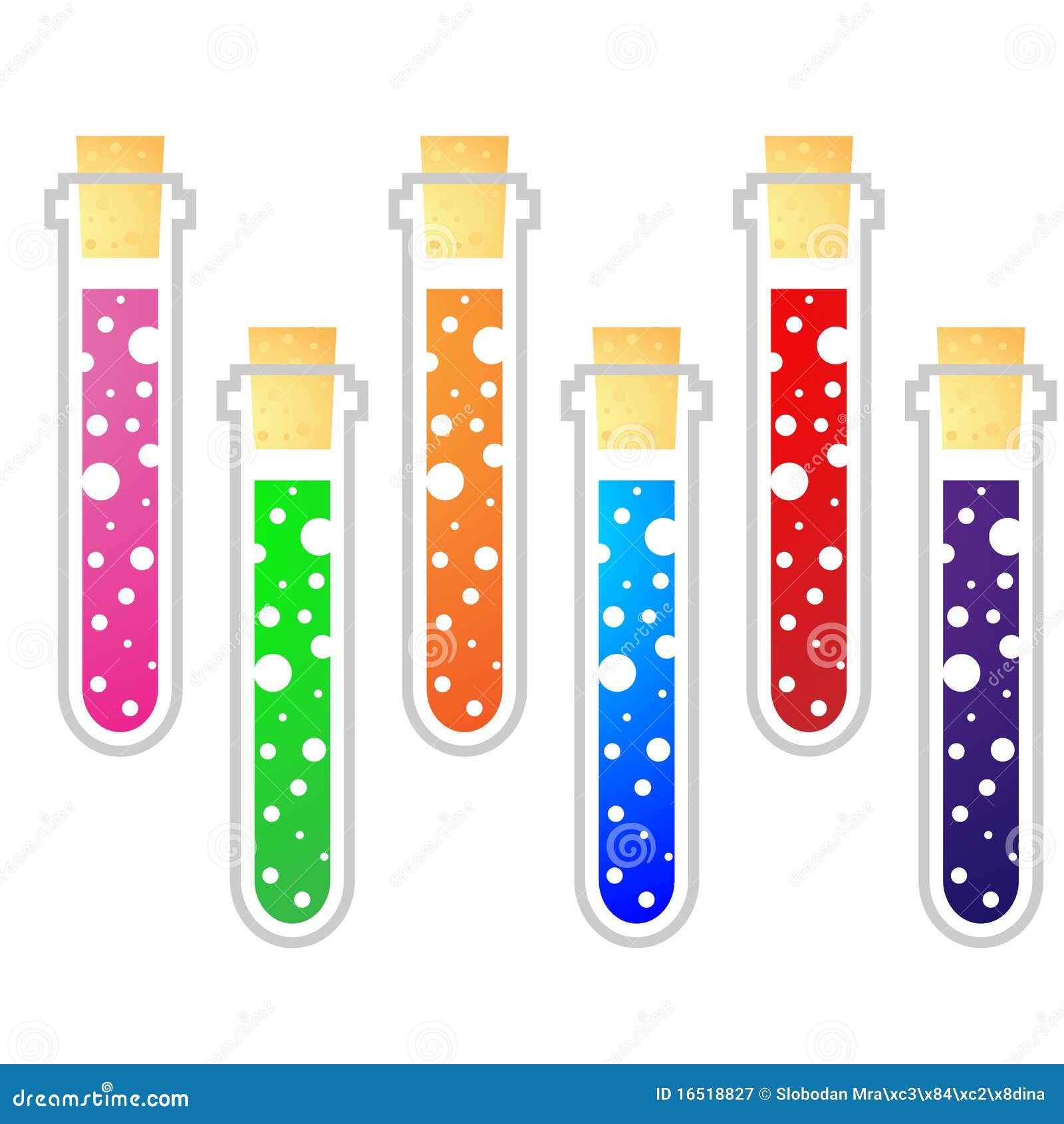 Cork sealed lab bottles stock illustration. Illustration of flask