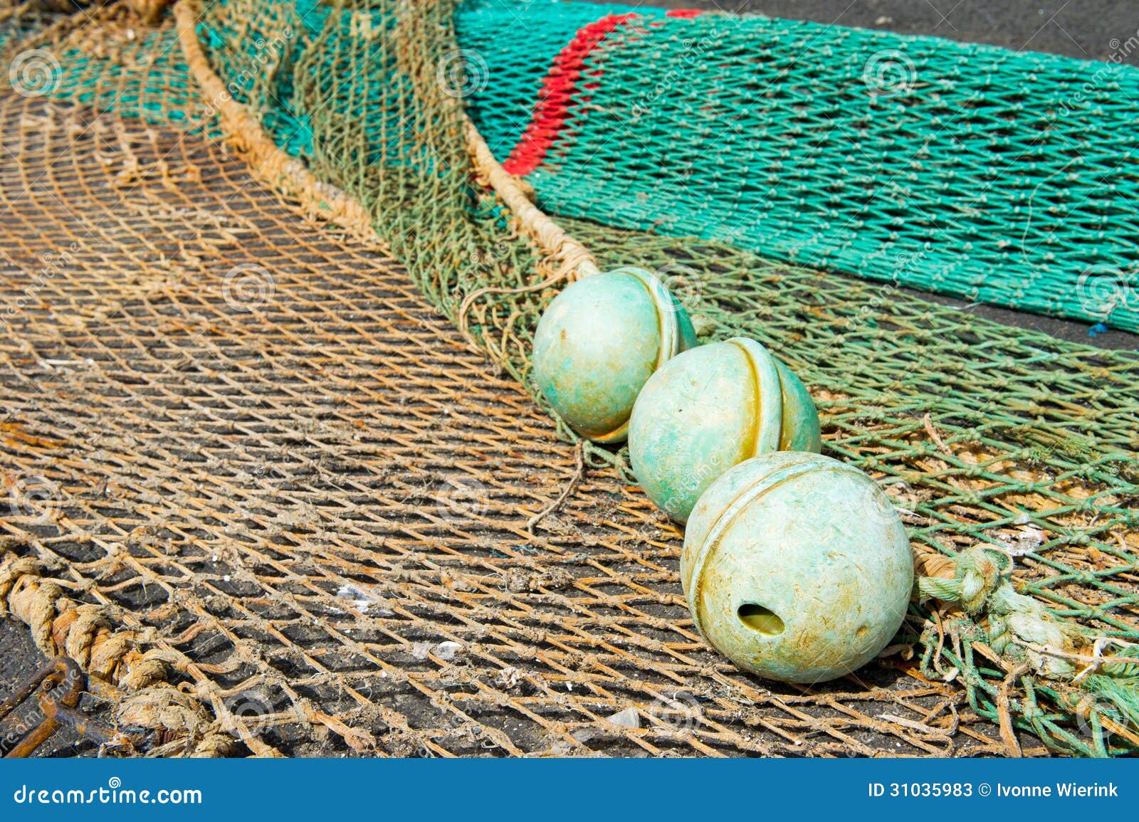 Corks and fishing nets stock image. Image of outdoor 31035983