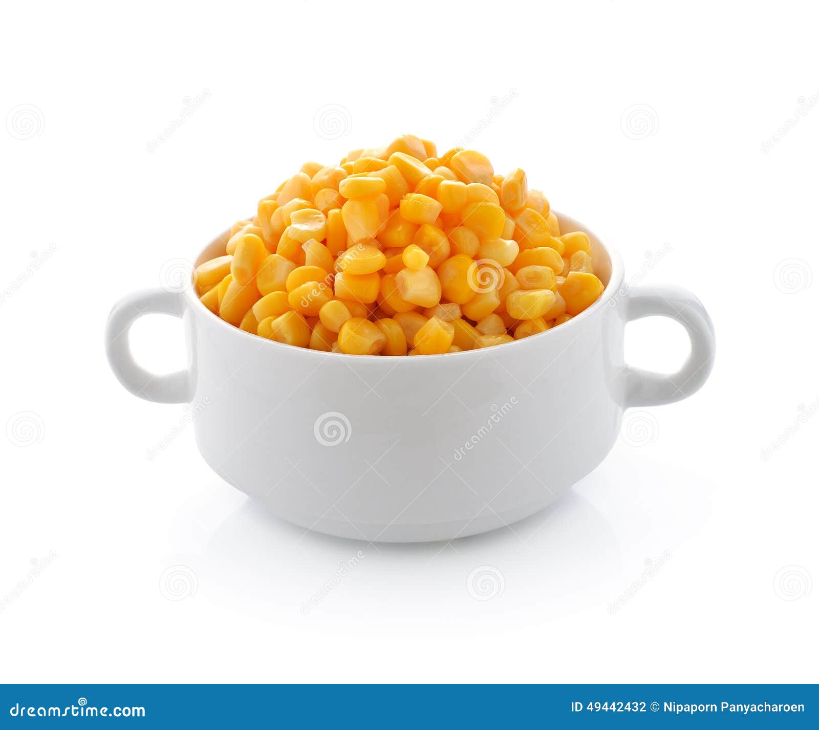 Corn in bowl stock photo. Image of nutrition, ingredient 49442432