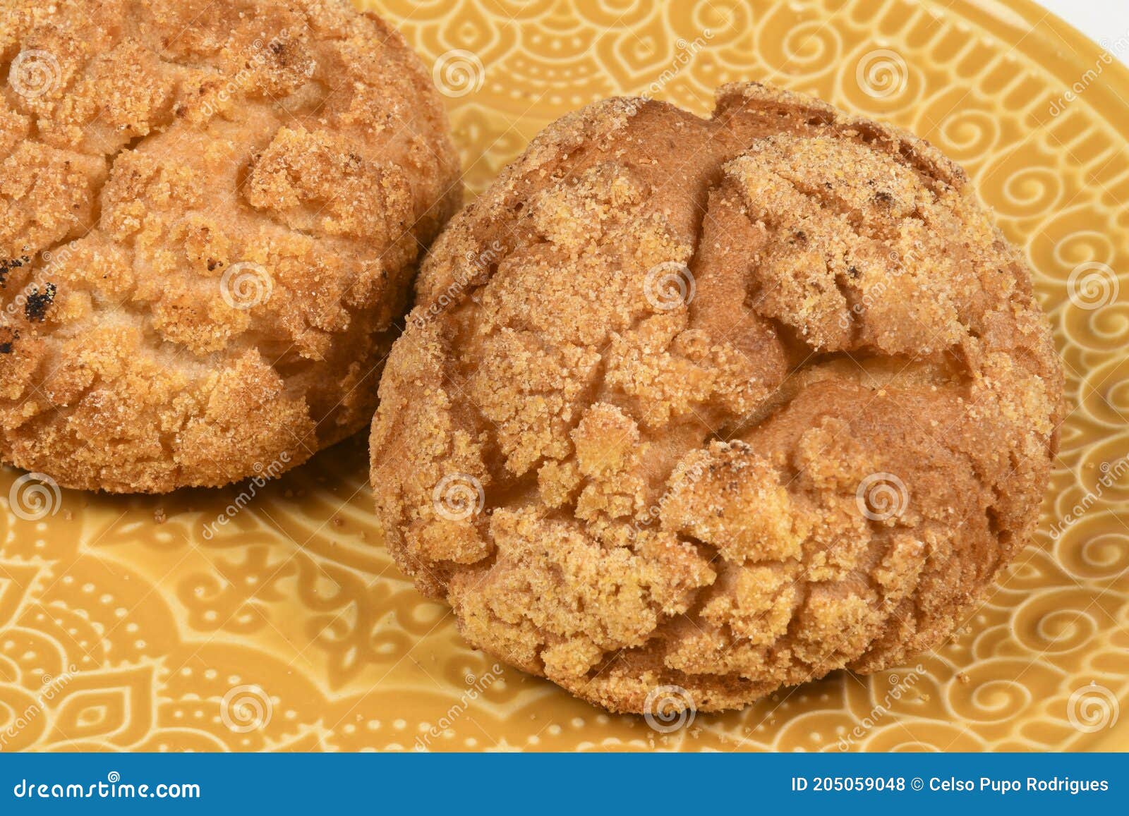 Corn Bread is a Bread Made from Corn Flour and Wheat Stock Photo