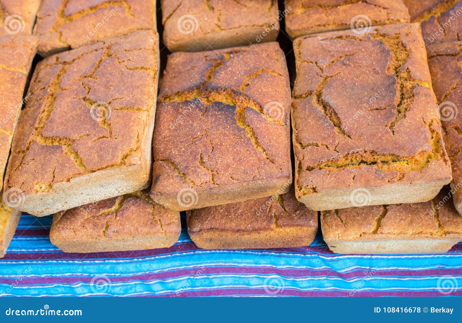 Corn Bread Freshly Made of Corn Flour Stock Photo Image of corn