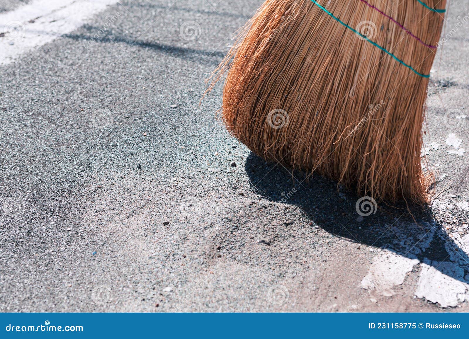 Corn broom stock image. Image of leisure, maintenance 231158775