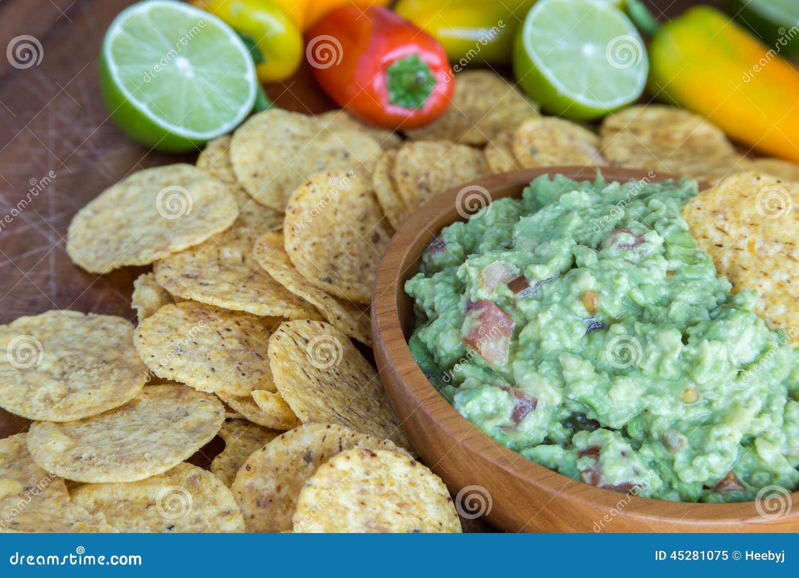 Corn Chips Dip stock image. Image of lemon, salsa, vegetables 45281075