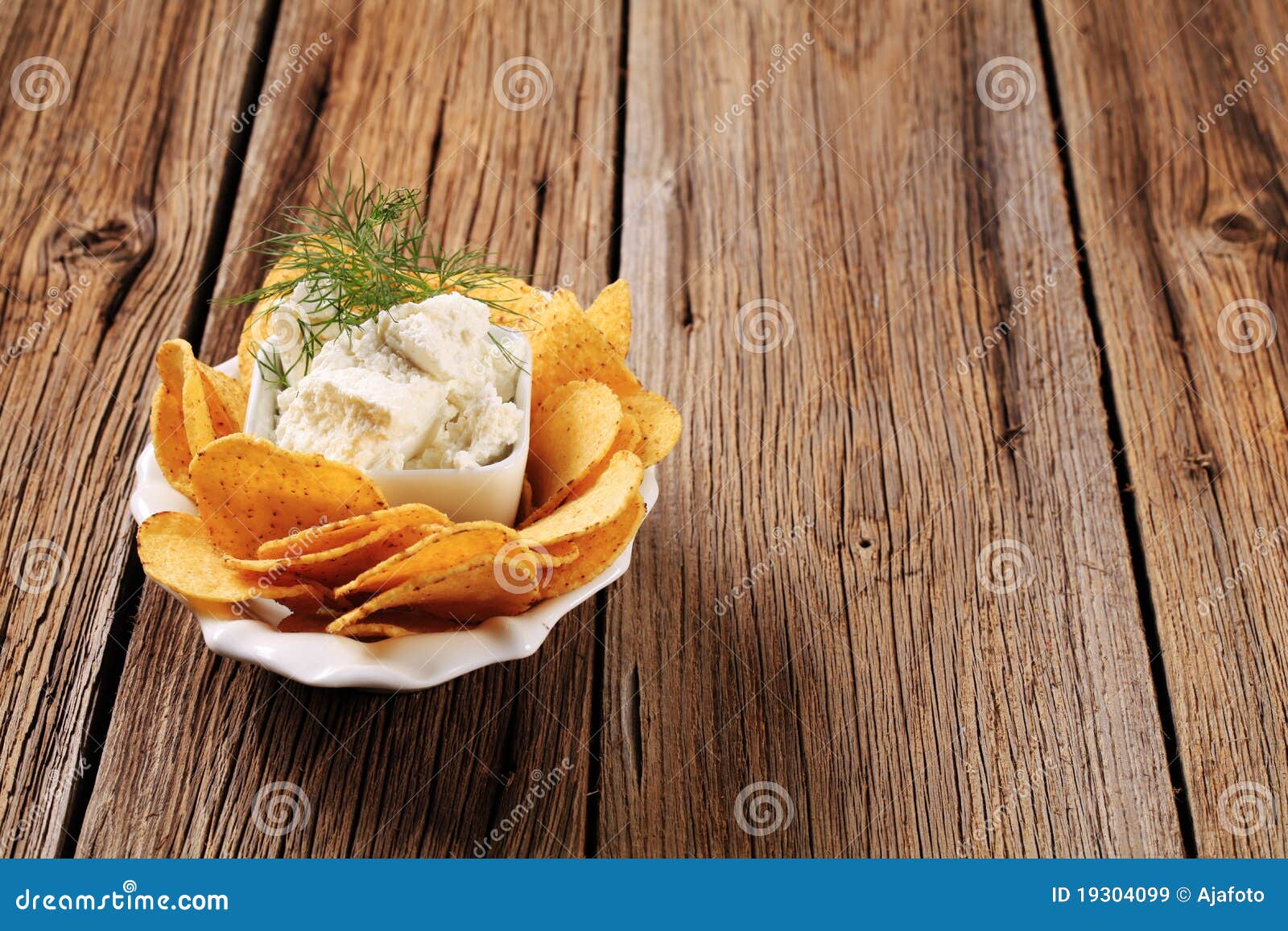 Corn Chips and Fresh Cheese Stock Image Image of fresh, curd 19304099