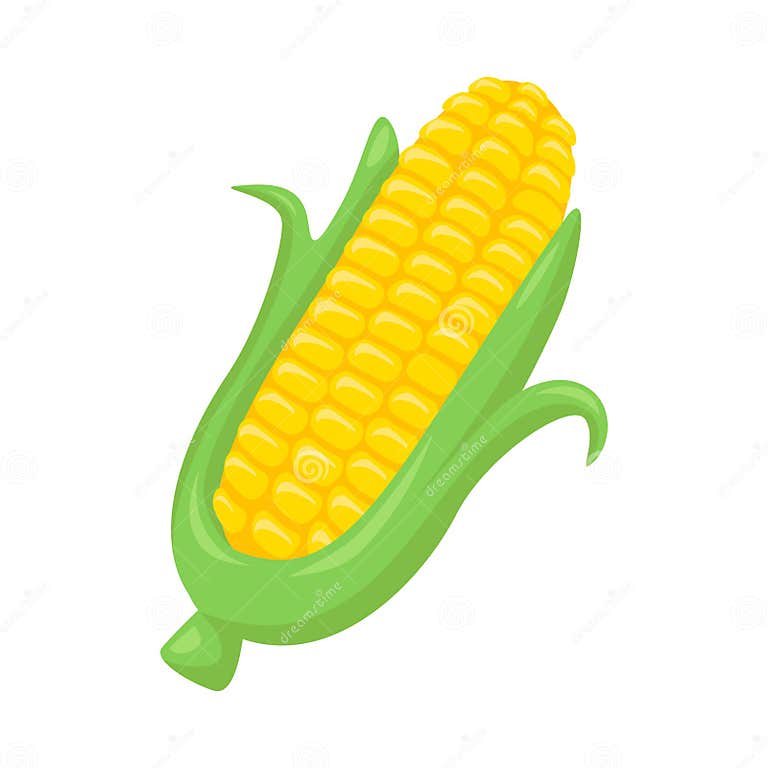 Corn on the Cob Sign Emoji Icon Illustration. Maize Vector Symbol ...