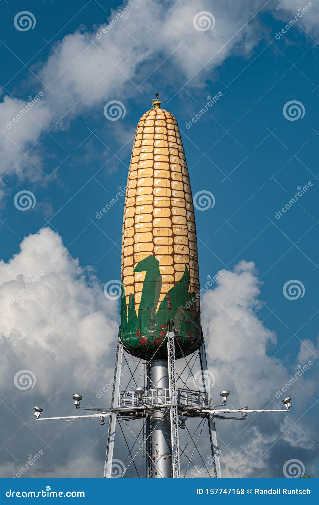 Corn Cob Water Tower stock photo. Image of husk, rochester 157747168