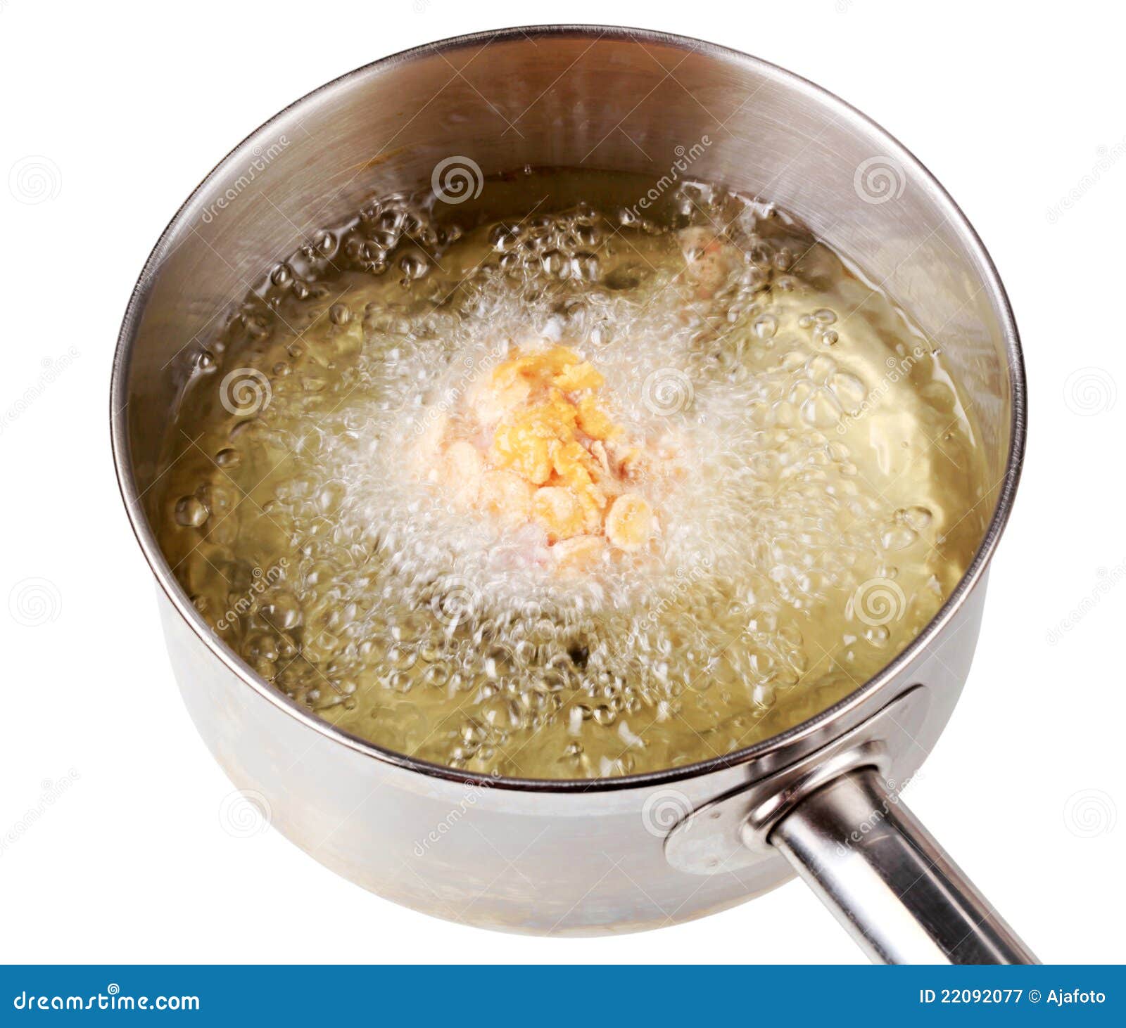 Corn Flake Chicken Drumstick Being Deep Fried Stock Image Image of