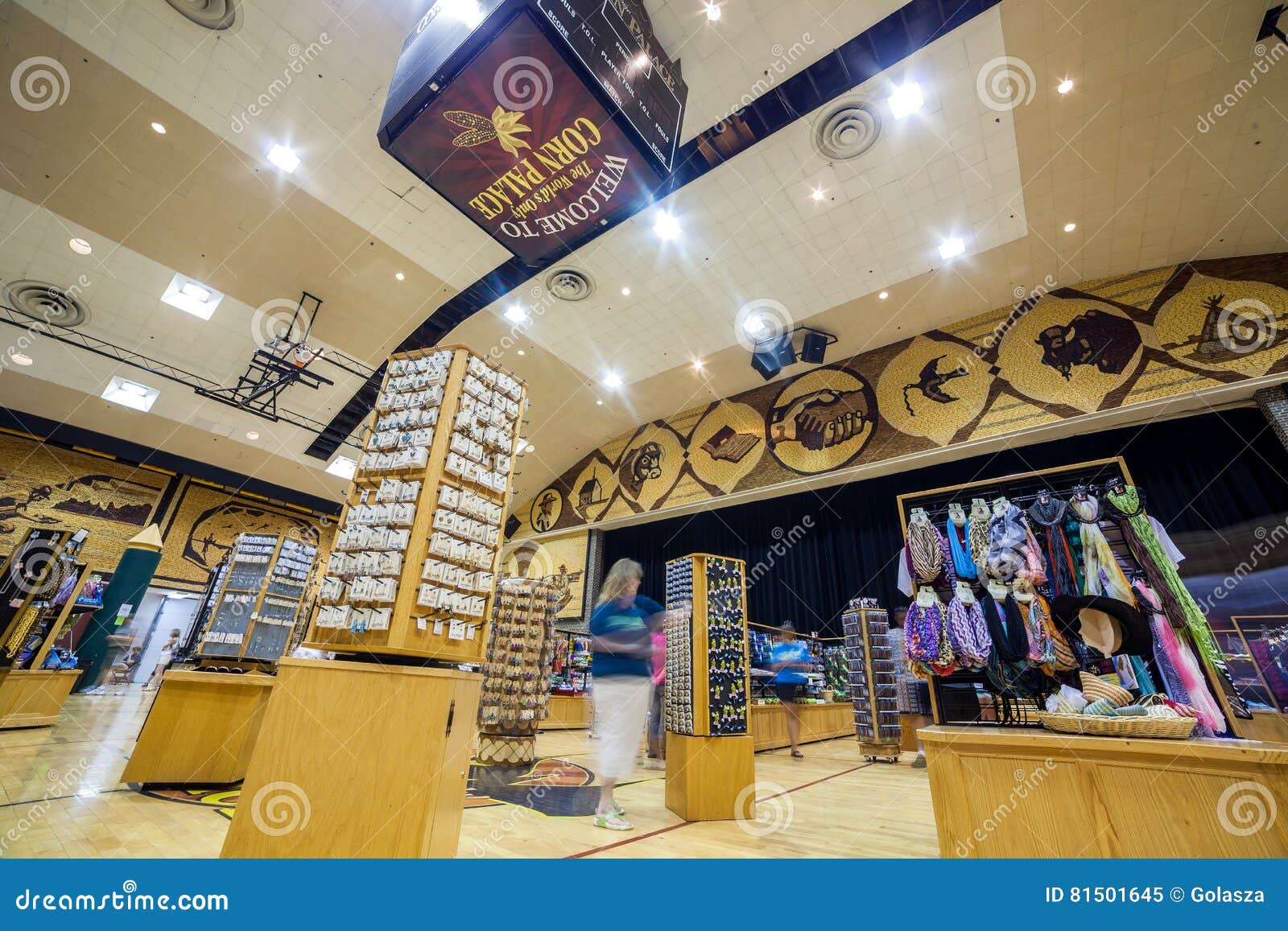Corn Palace Interior, Mitchell, South Dakota Editorial Image Image of