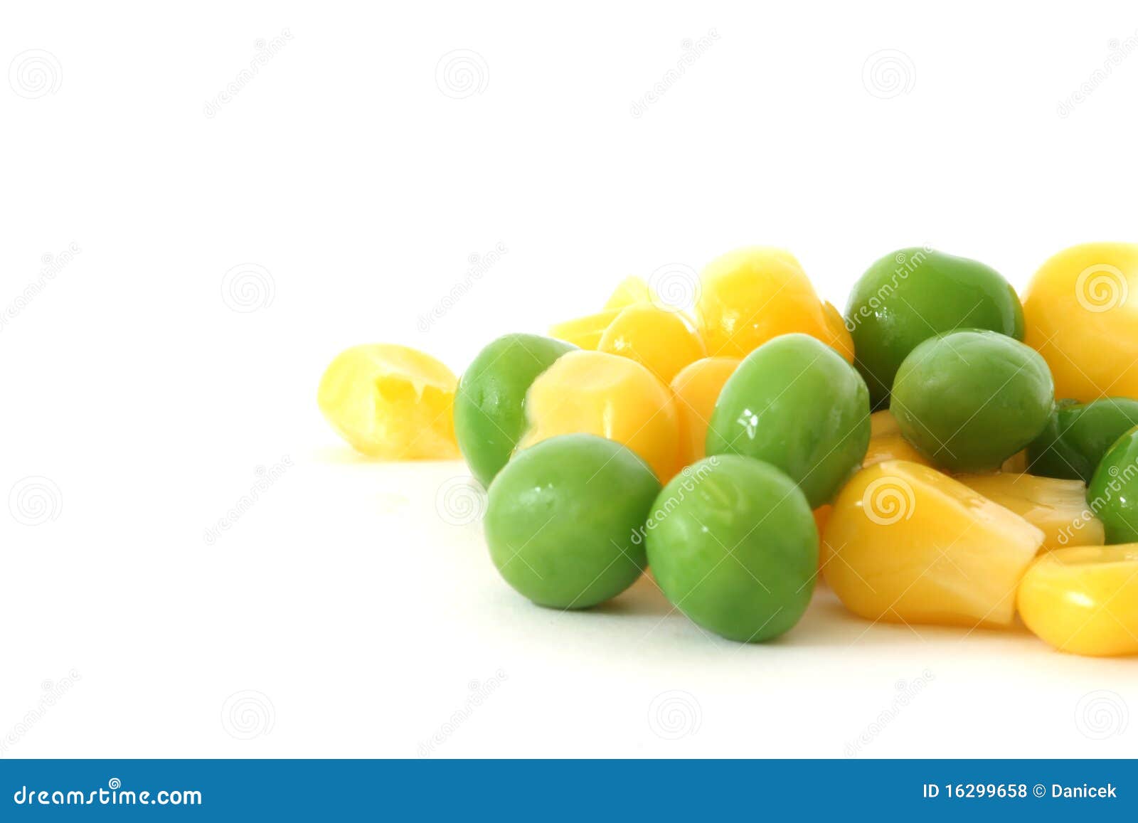 Corn and pea stock photo. Image of eating, closeup, healthy 16299658