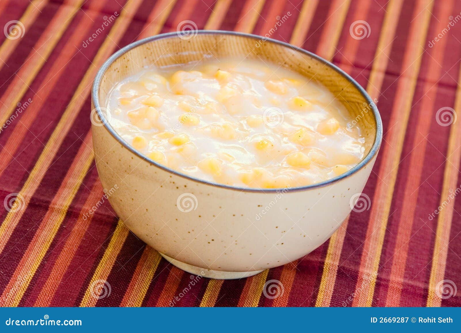 Corn Porridge Caribbean Style Stock Image Image of delicious, dining