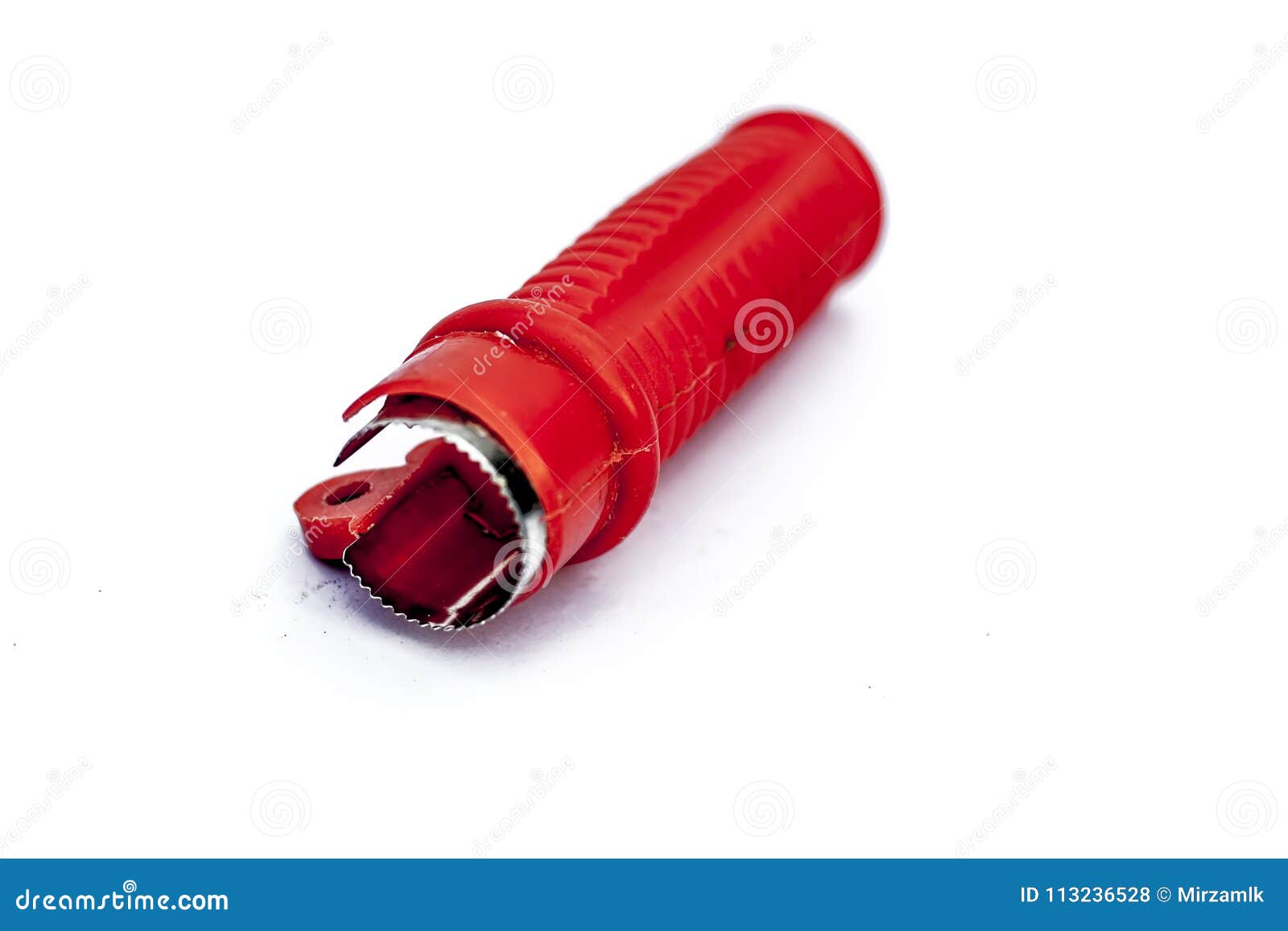 Corn Seed Remover or Corn Seed Separator Isolated on White. Stock Photo