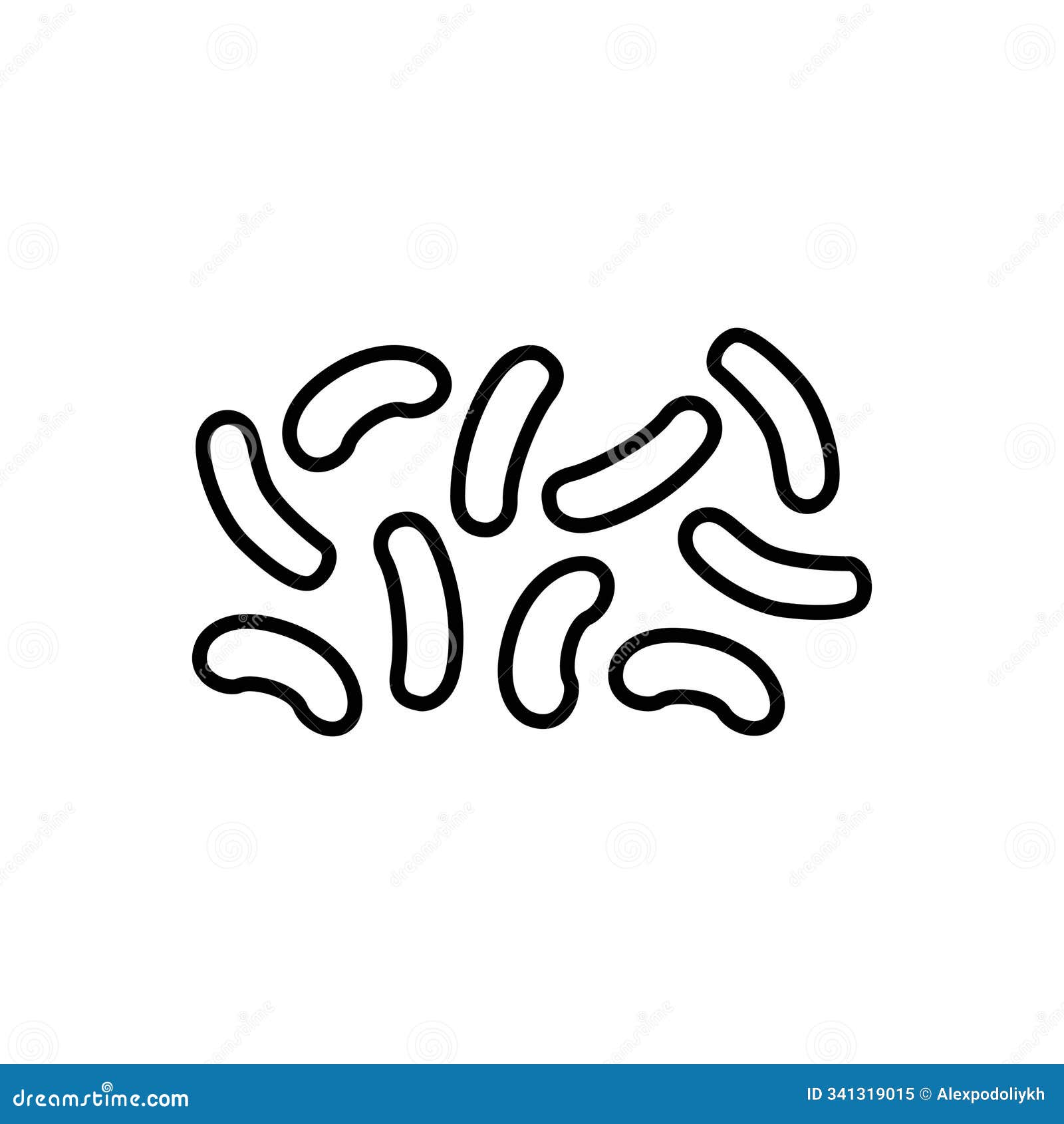 corn sticks line black icon