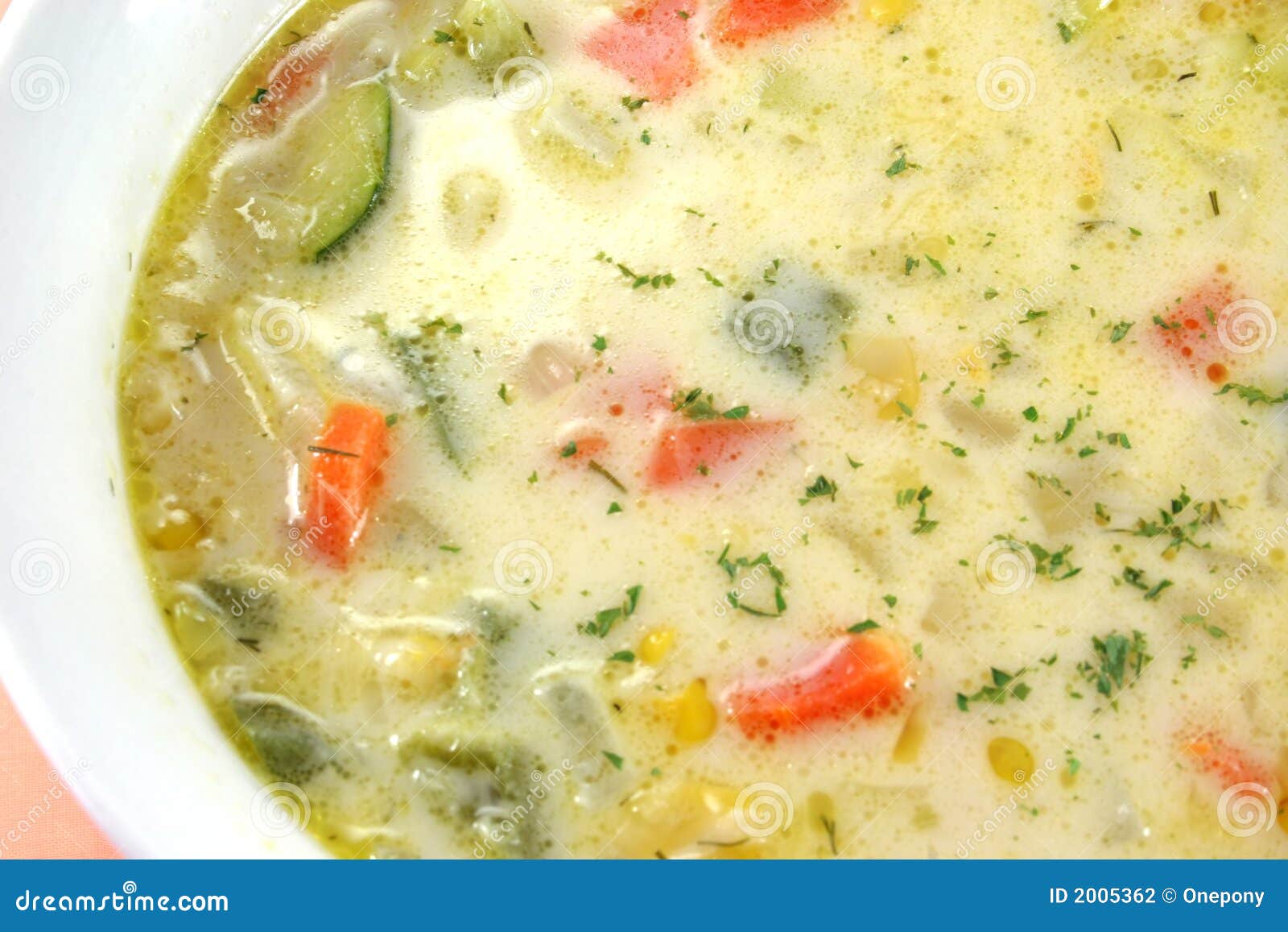Corn Vegetable Chowder 2 stock photo. Image of starter 2005362