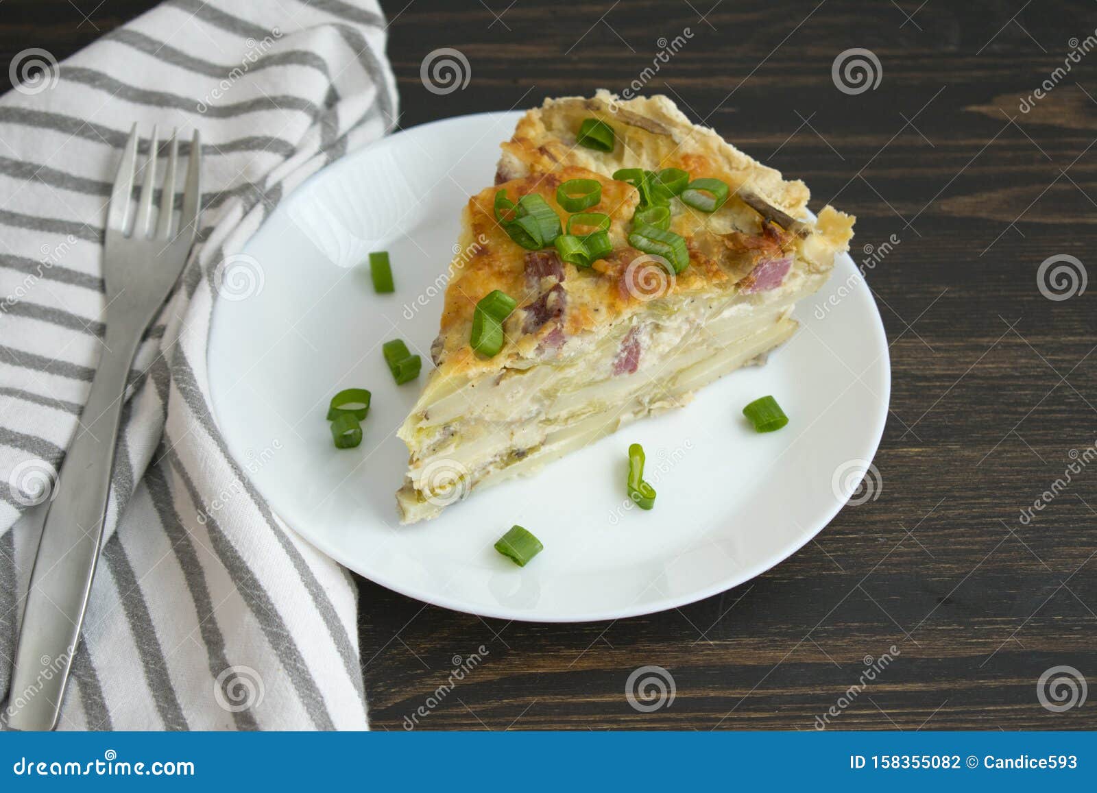 Corned Beef, Cabbage, and Potato Gratin Stock Photo Image of garnish
