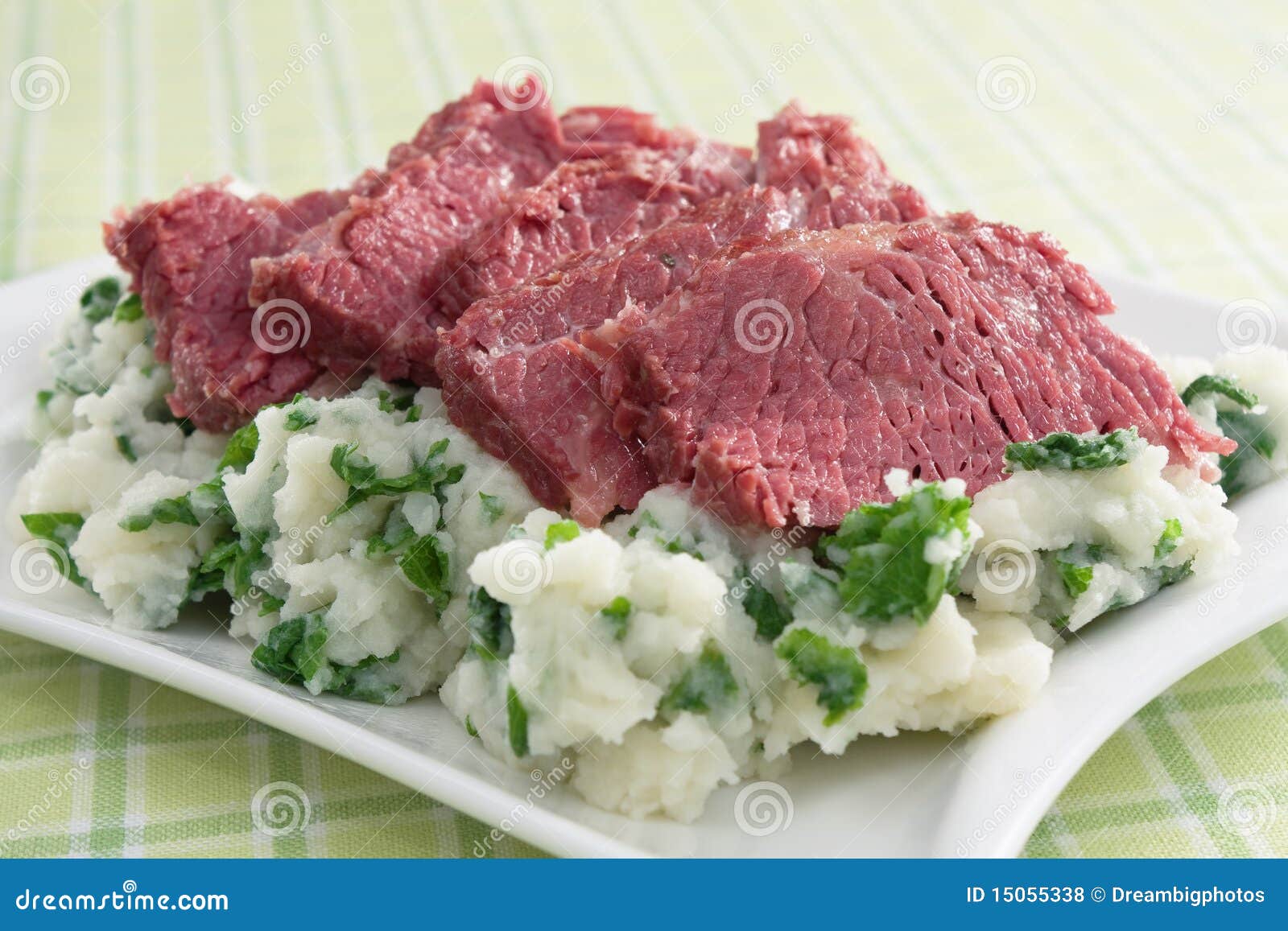 Corned Beef and Colcannon stock photo. Image of potato 15055338