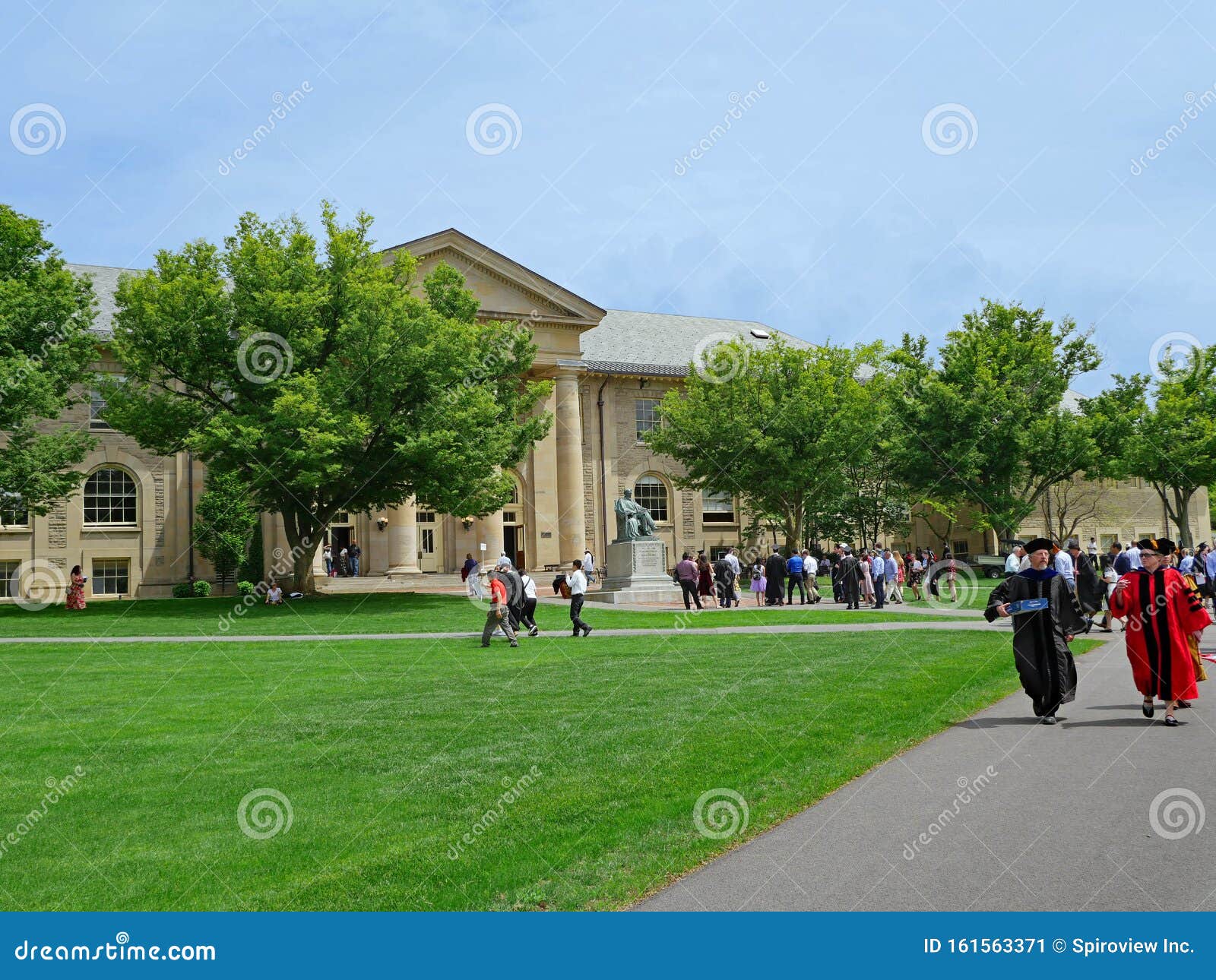 Cornell University Campus on Graduation Day Editorial Photo Image of