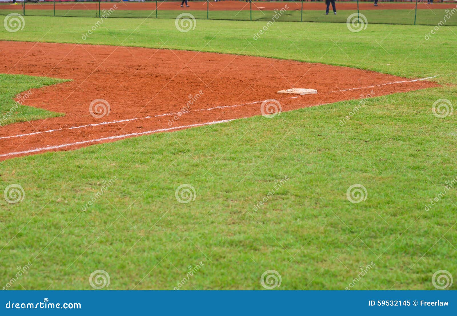 Corner of baseball field stock image. Image of background 59532145