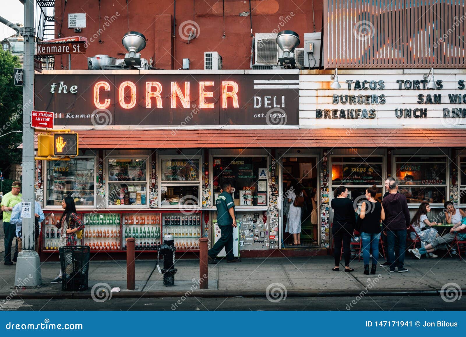 The Corner Deli, in SoHo, Manhattan, New York City Editorial Photo