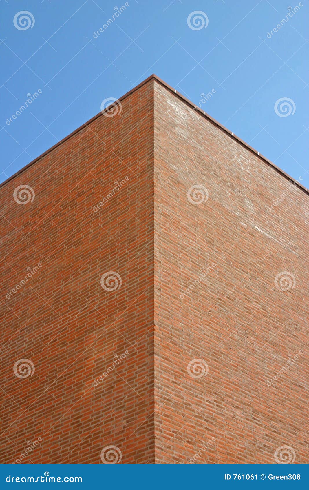 Corner Of Modern Brick Building Stock Image Image 761061