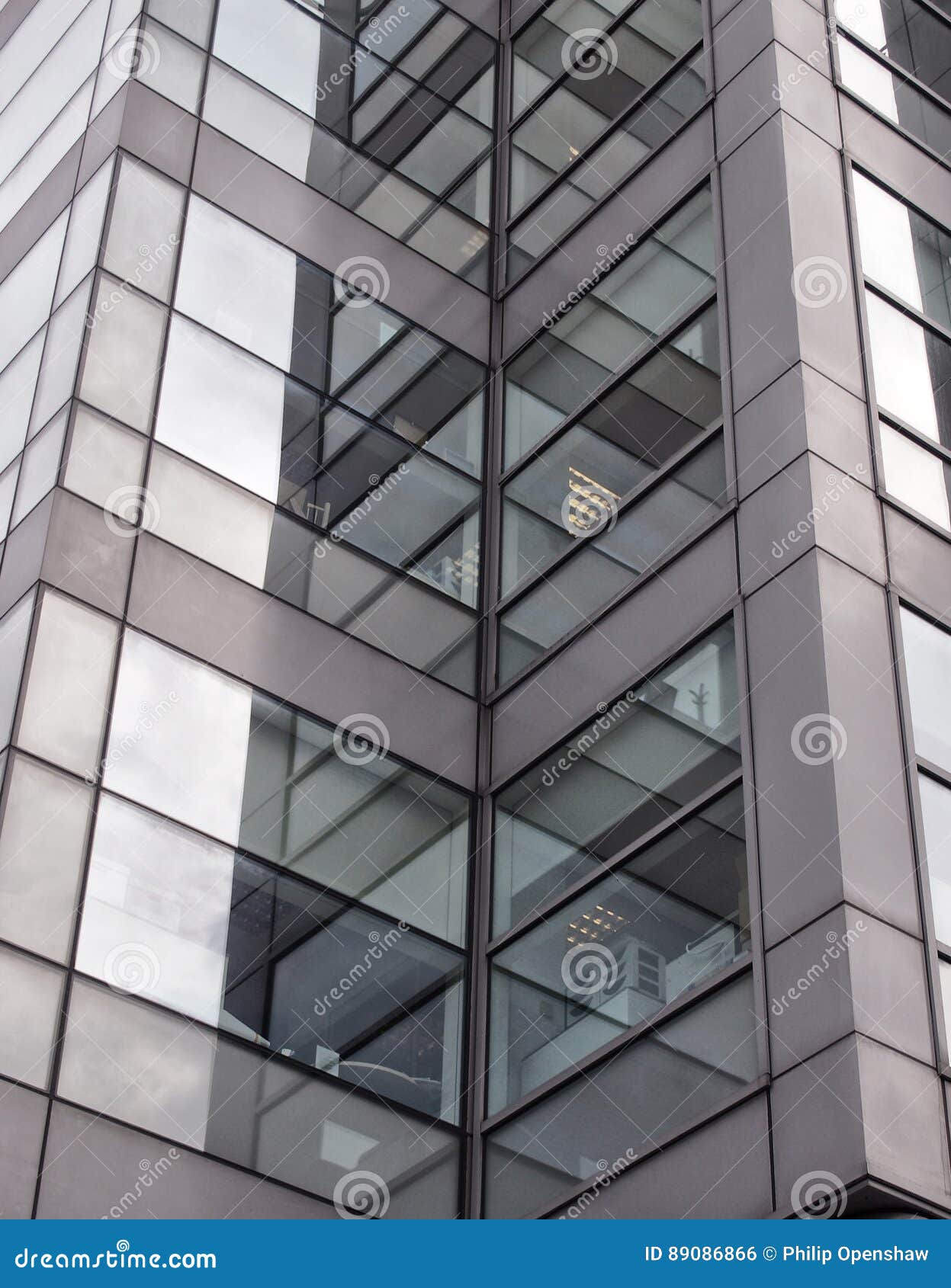 Corner Office Building Glass Stock Photo Image of cityscape, high