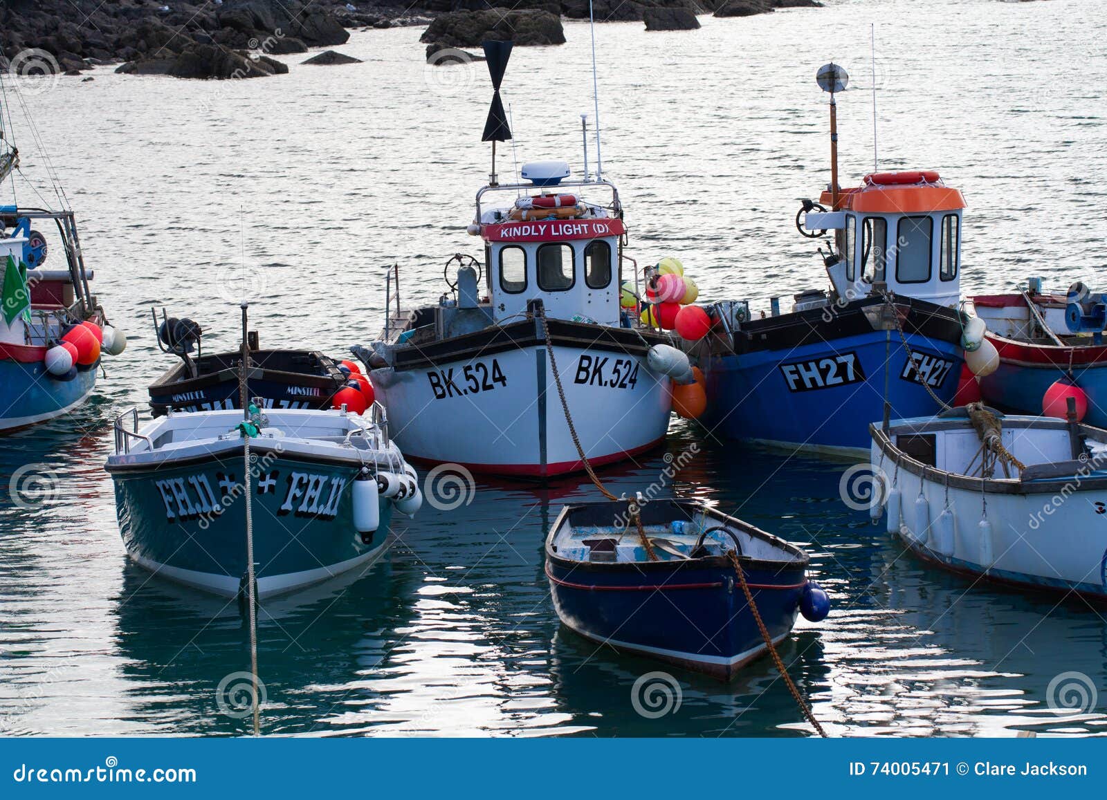 Cornish Fishing Boats editorial photo. Image of cornish ...