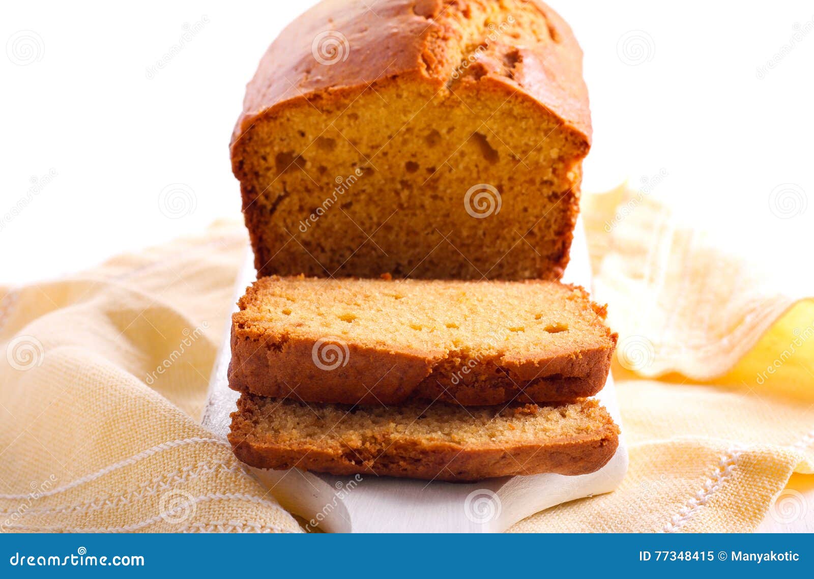 Cornmeal Buttermilk Loaf Cake Stock Image Image of loaf, pastry 77348415